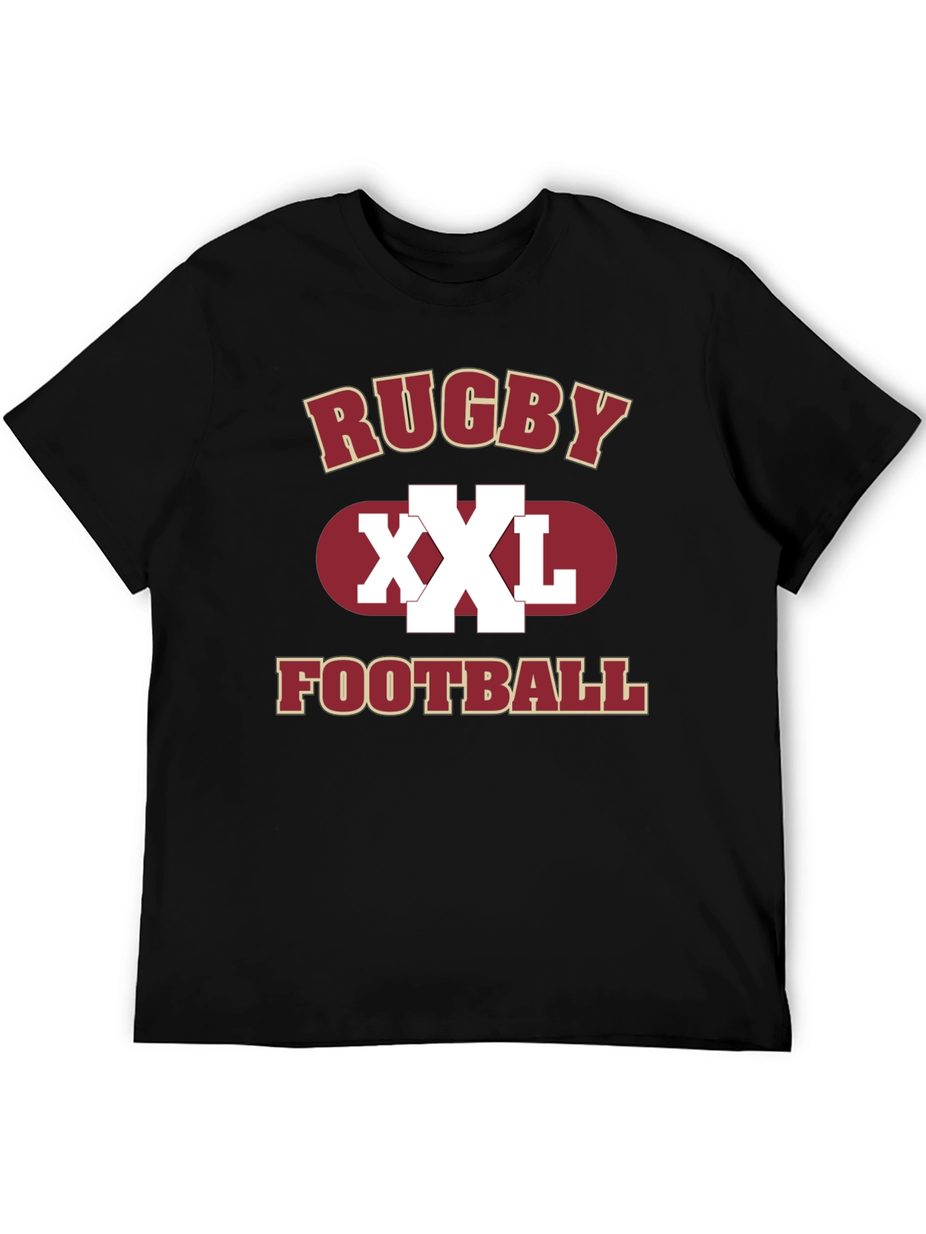 Rugby Football XXL Graphic Print Mens T-Shirt