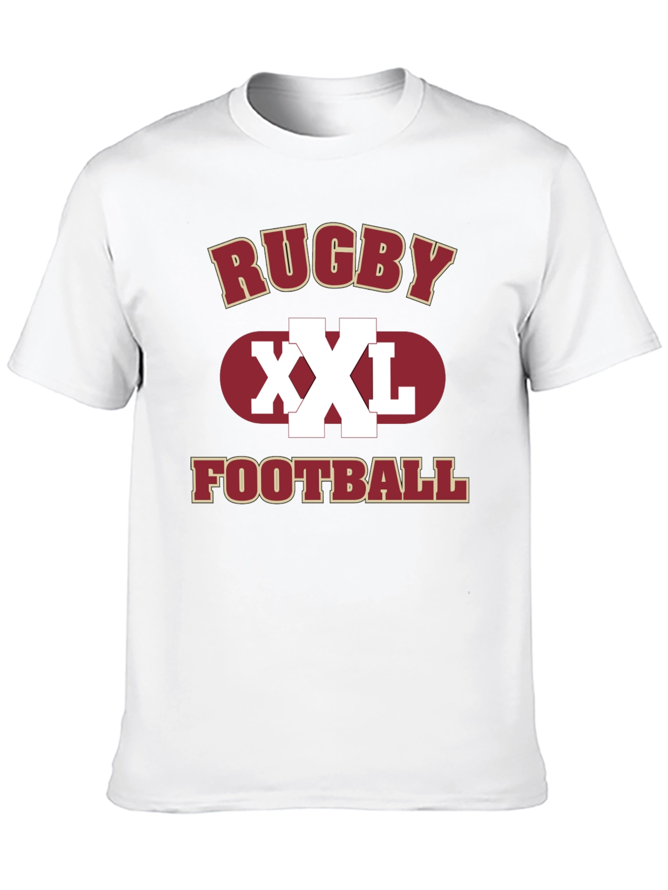 Rugby Football XXL Graphic Print Mens T-Shirt