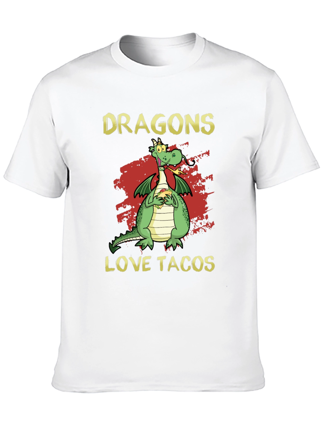 Dragons Love Tacos Graphic T-Shirt