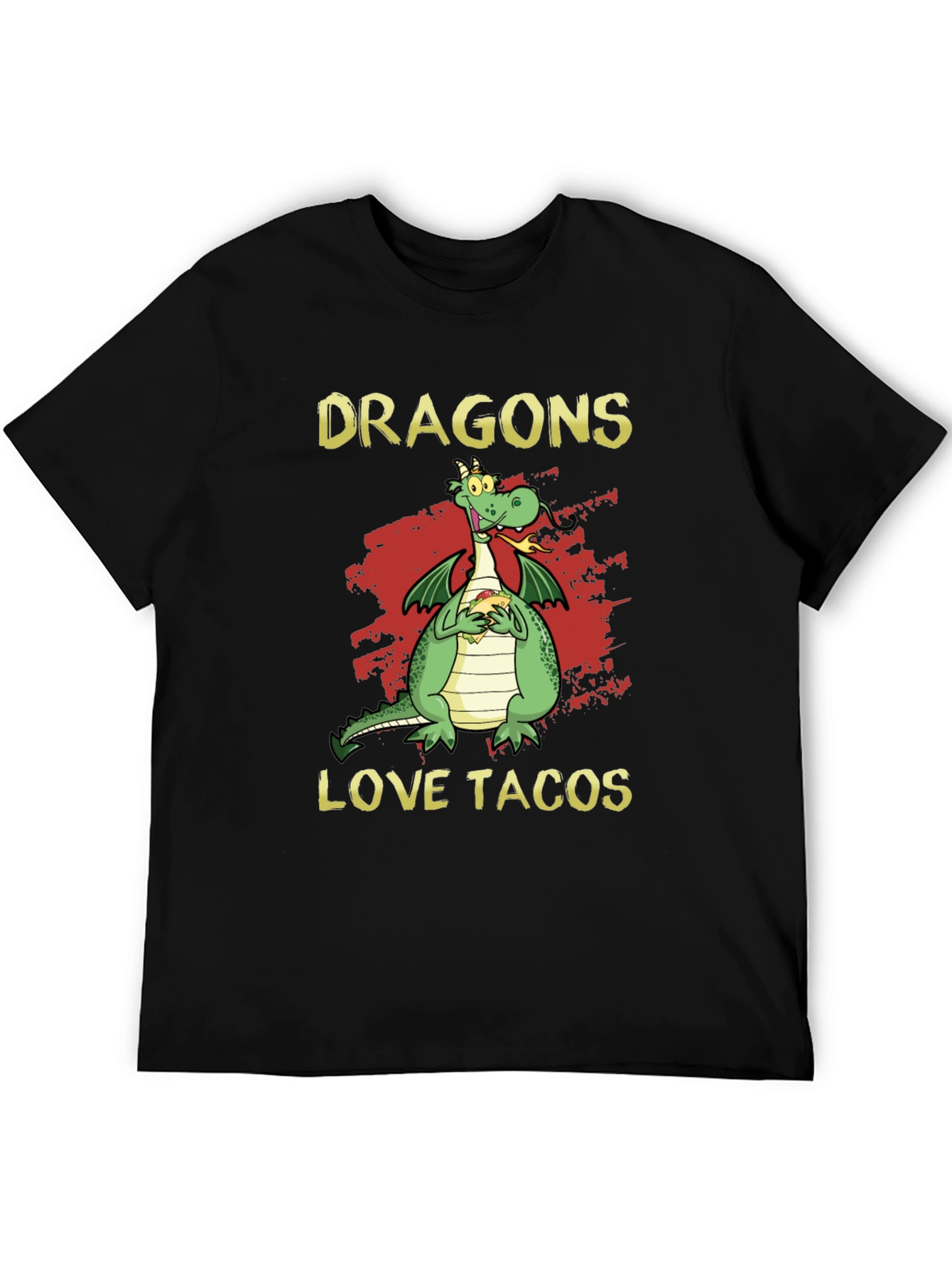 Dragons Love Tacos Graphic T-Shirt
