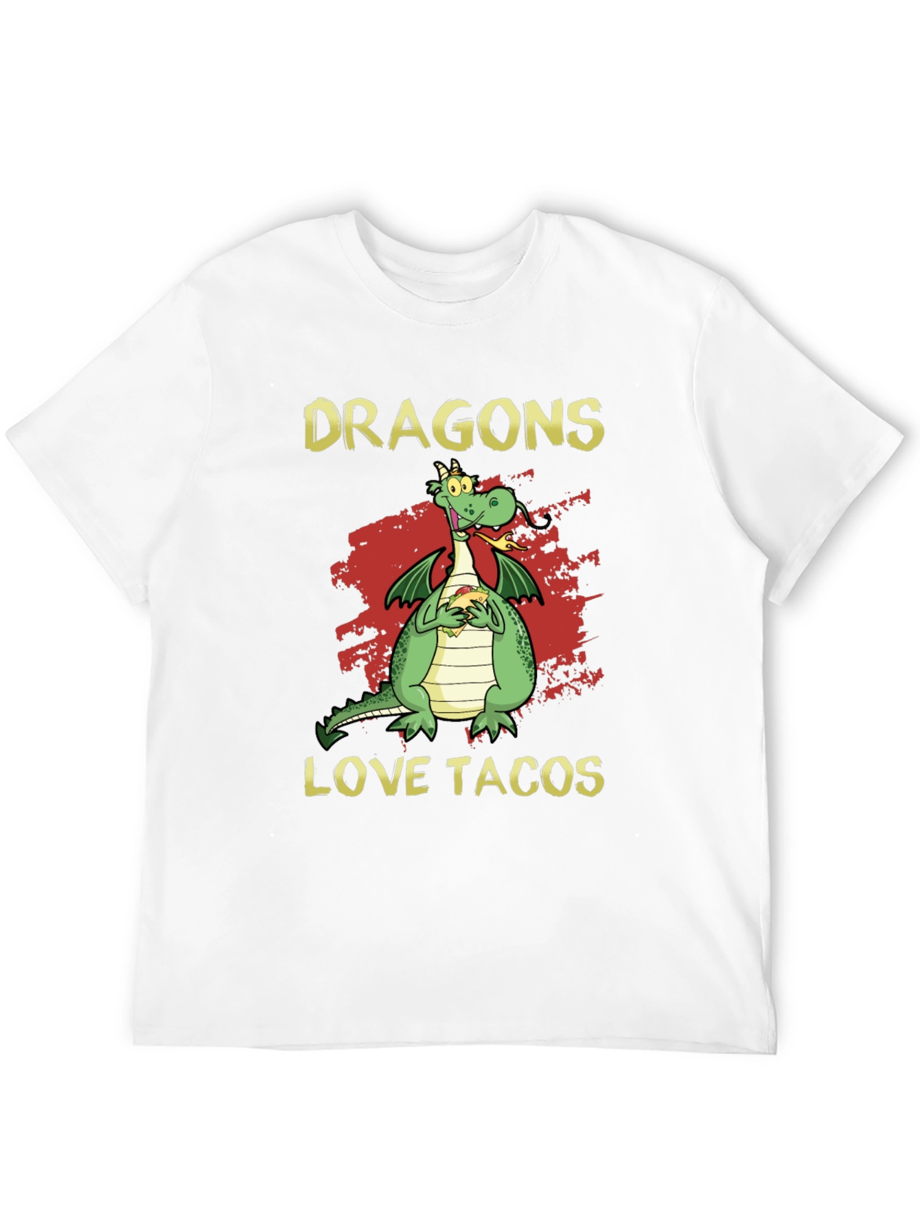 Dragons Love Tacos Graphic T-Shirt
