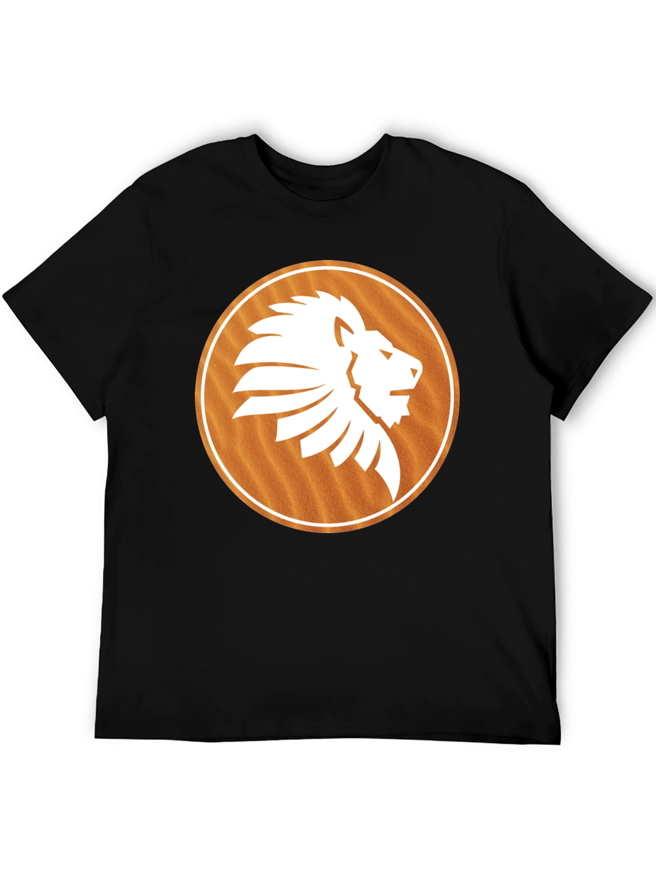 Lion Emblem Graphic Tee - Casual Style