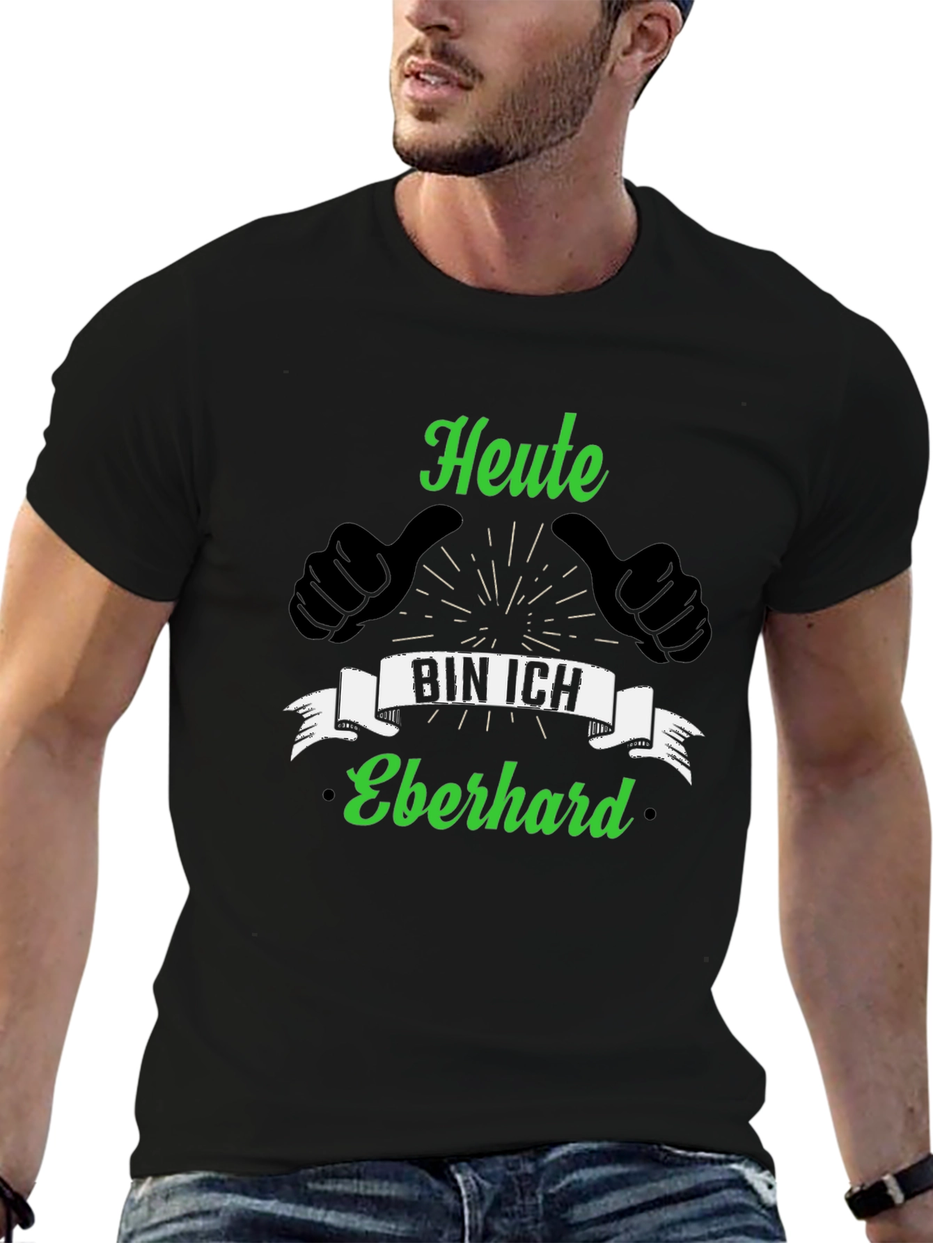Heute Bin Ich Eberhard T-Shirt - Novelty German Tee