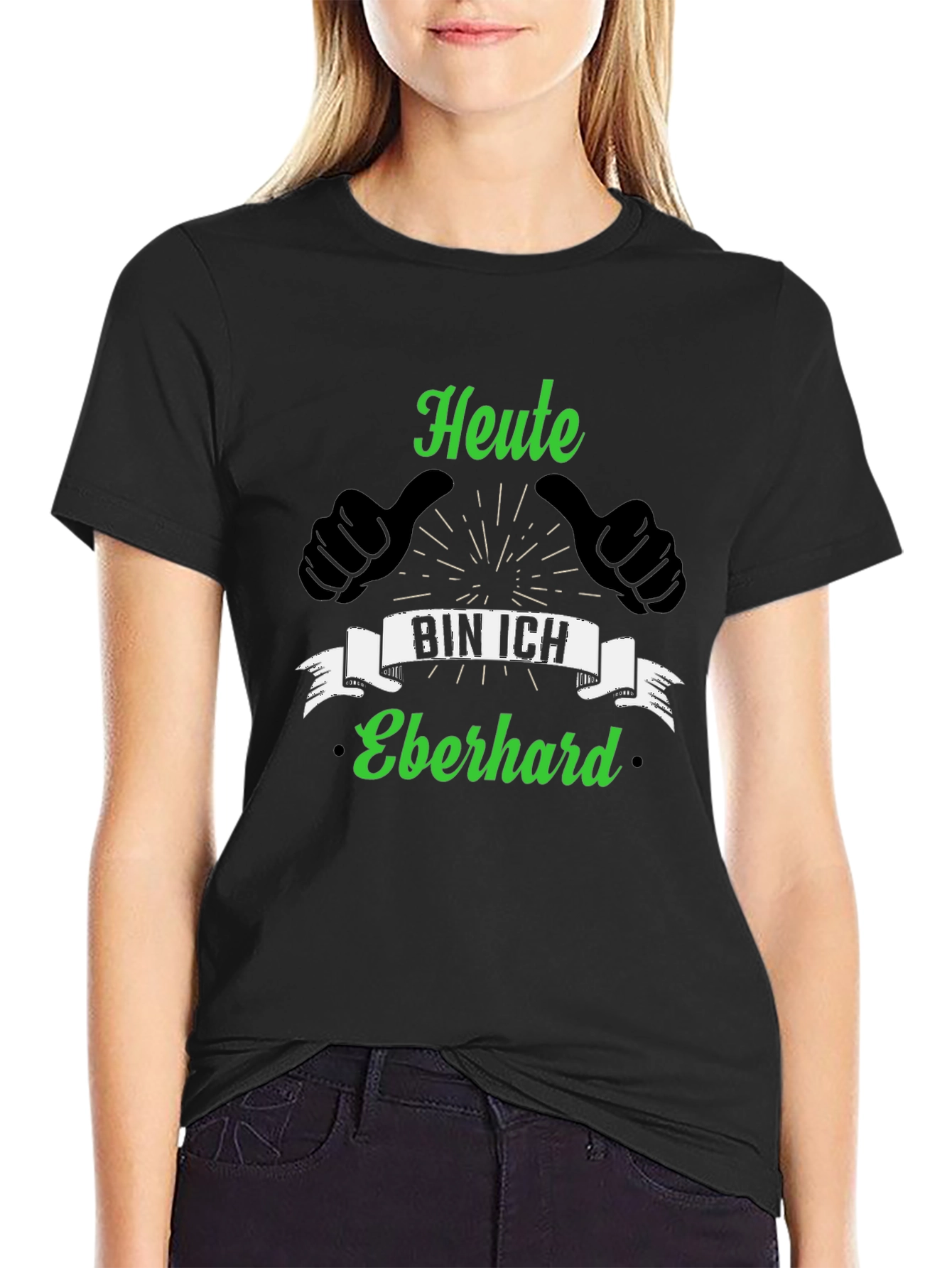 Heute Bin Ich Eberhard T-Shirt - Novelty German Tee