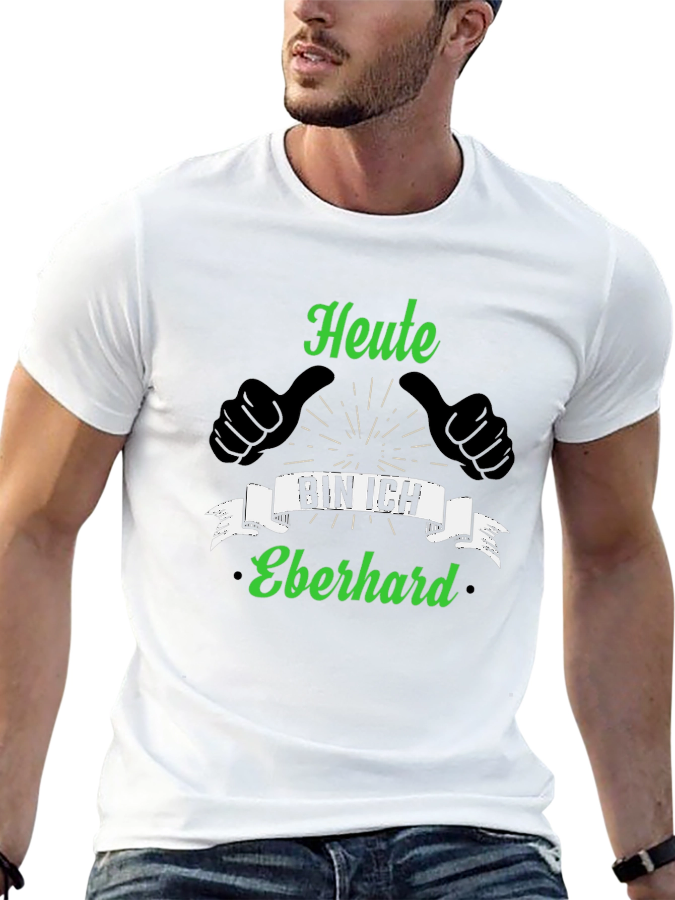 Heute Bin Ich Eberhard T-Shirt - Novelty German Tee