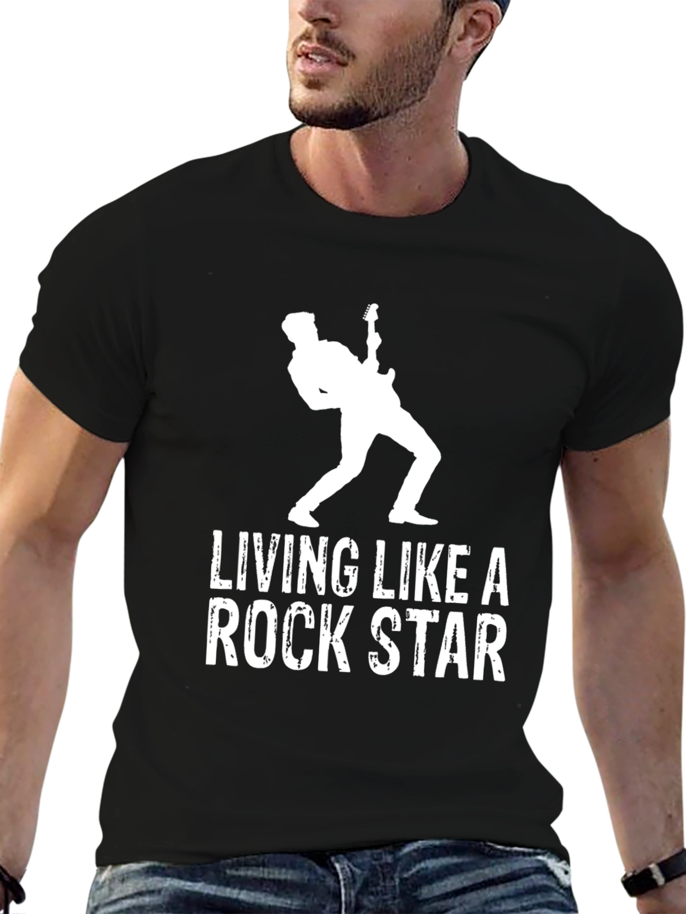 Living Like a Rock Star Graphic Tee