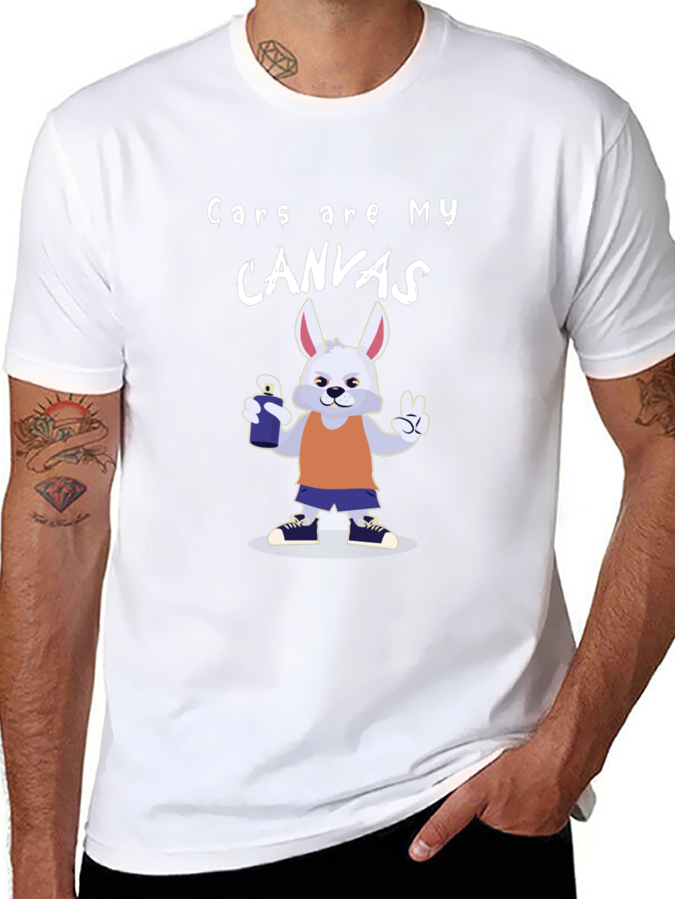 Cars Are My Canvas Graphic T-Shirt