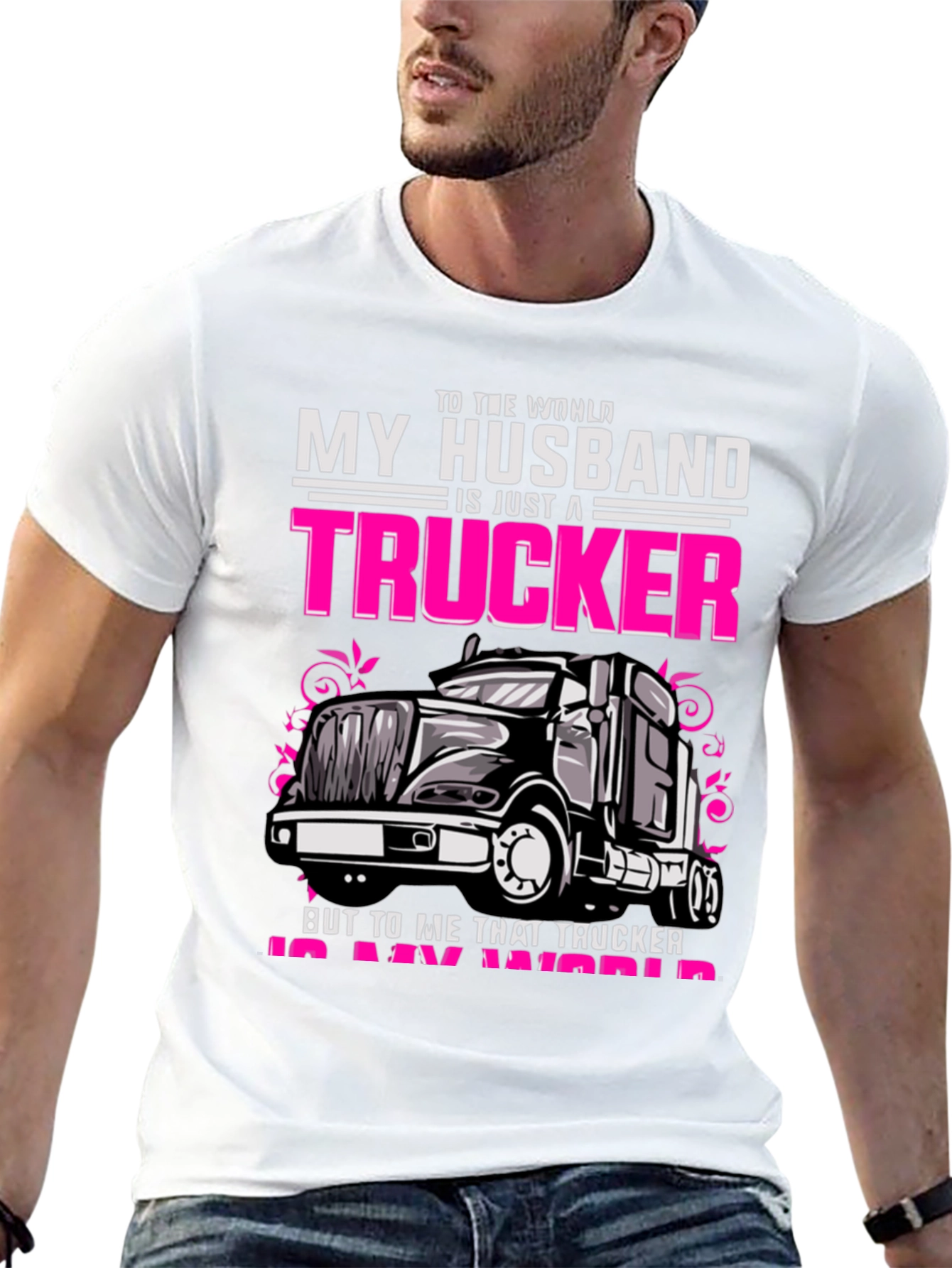 My Husband is a Trucker T-Shirt