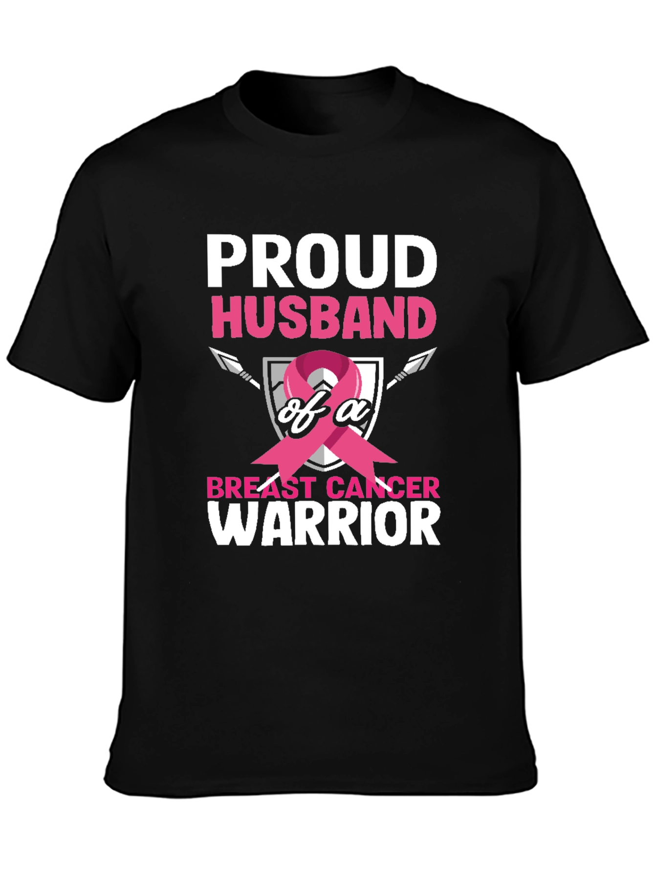 Proud Husband of a Breast Cancer Warrior T-Shirt