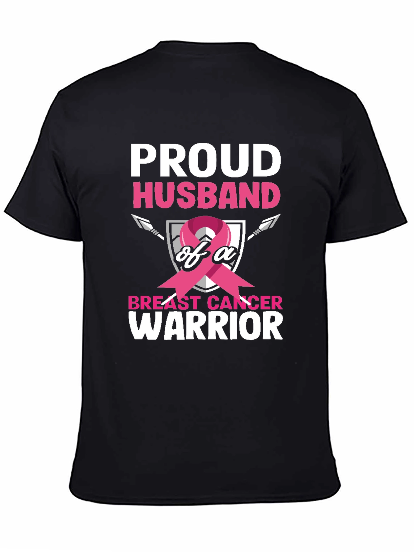Proud Husband of a Breast Cancer Warrior T-Shirt