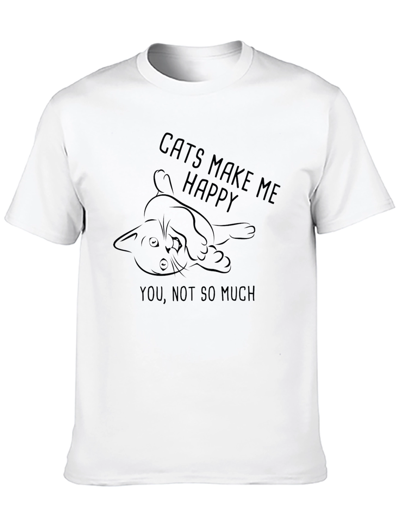 Cats Make Me Happy T-Shirt