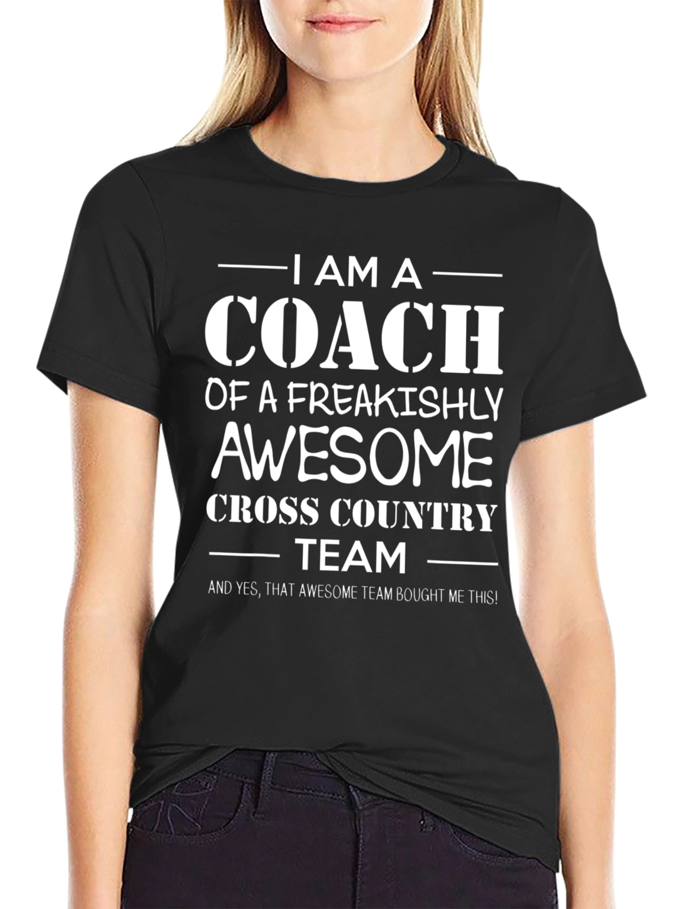I Am A Coach Cross Country Team Graphic T-Shirt