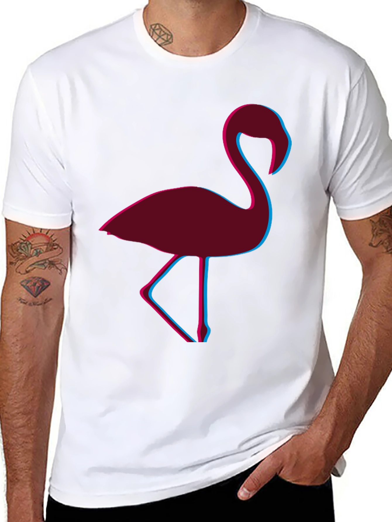 Retro Flamingo Graphic Tee