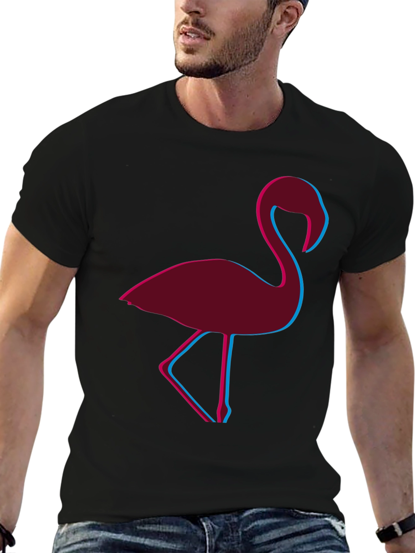 Retro Flamingo Graphic Tee