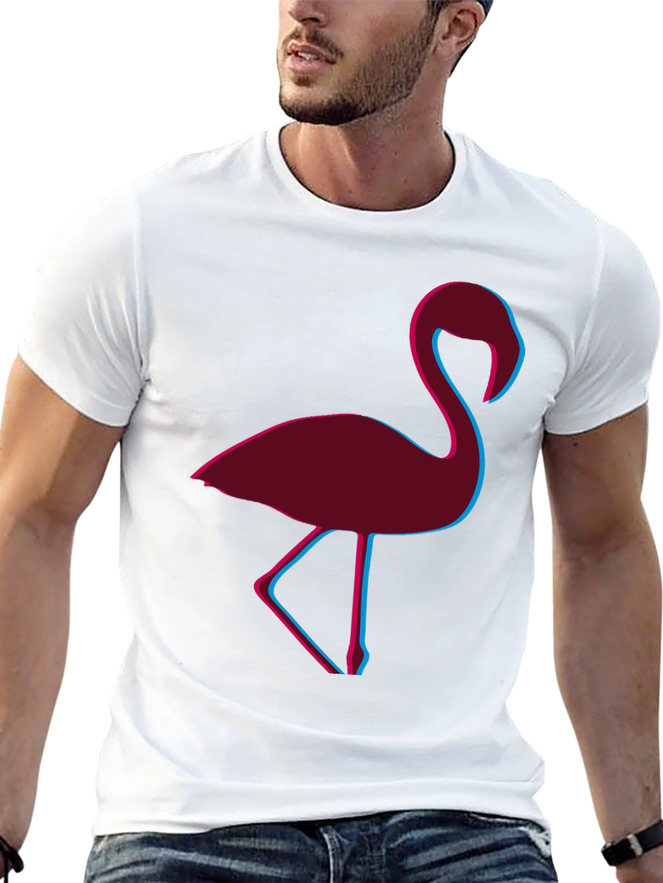 Retro Flamingo Graphic Tee
