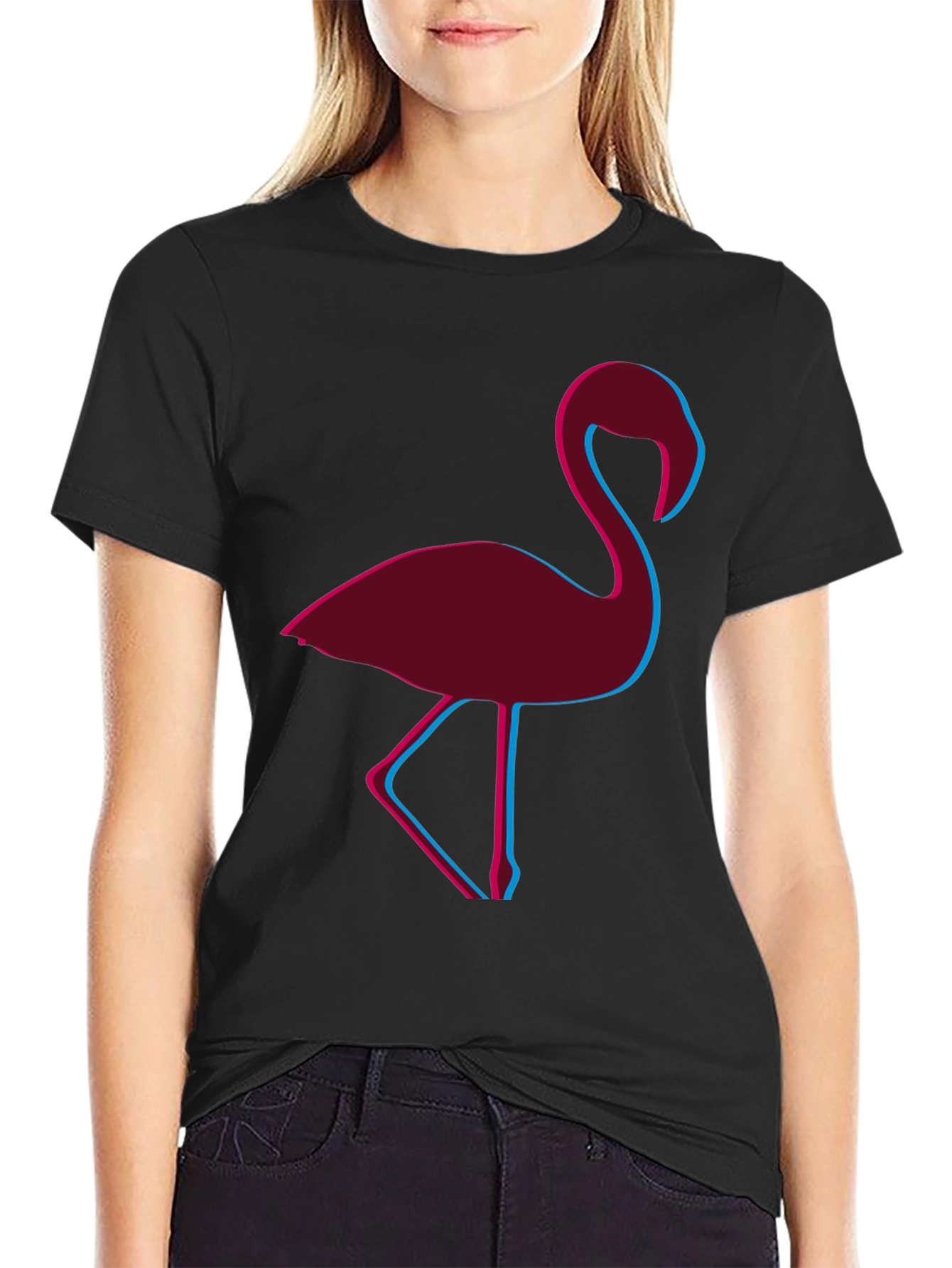 Retro Flamingo Graphic Tee