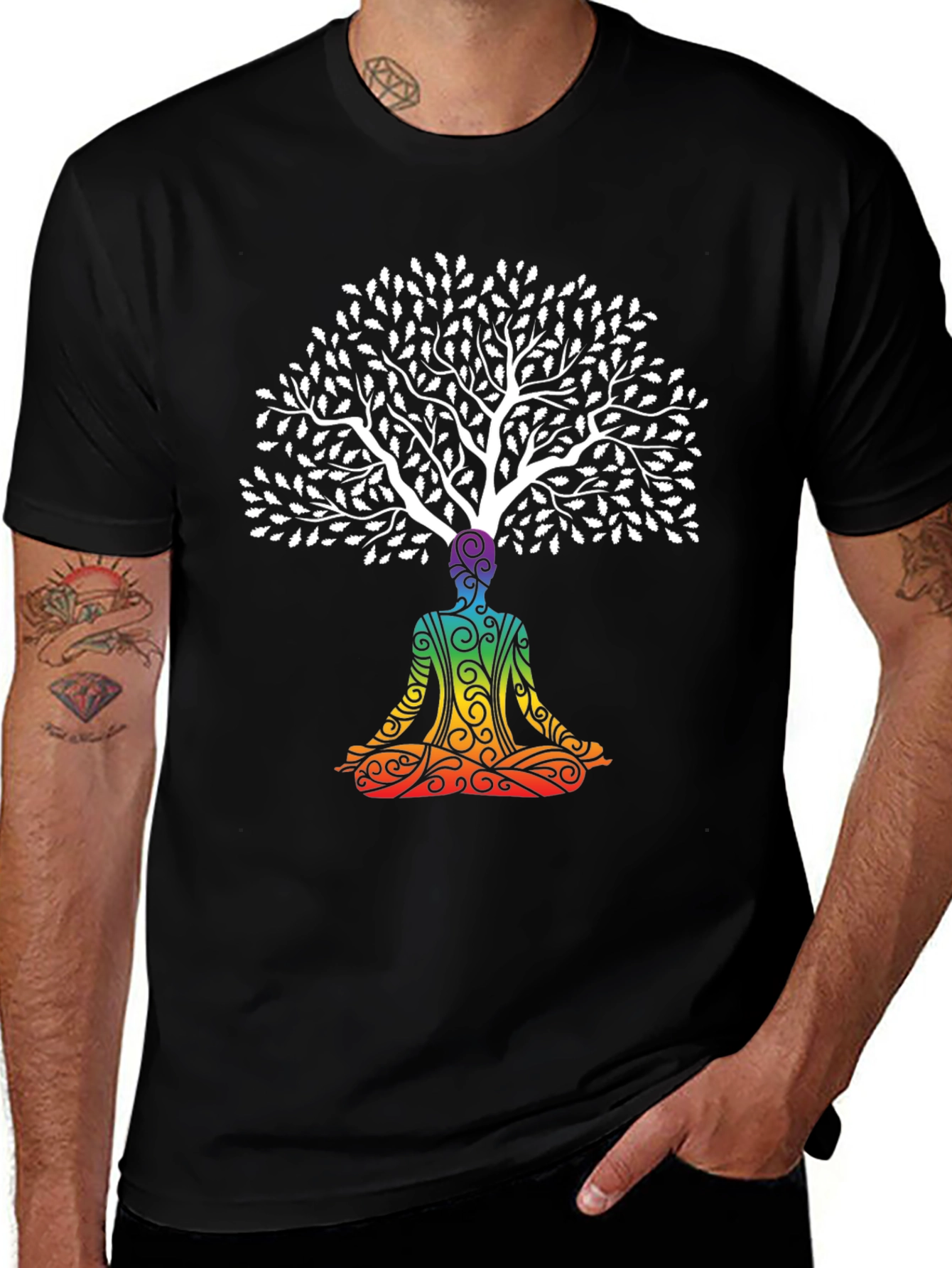 Tree of Life Chakra Meditation T-Shirt