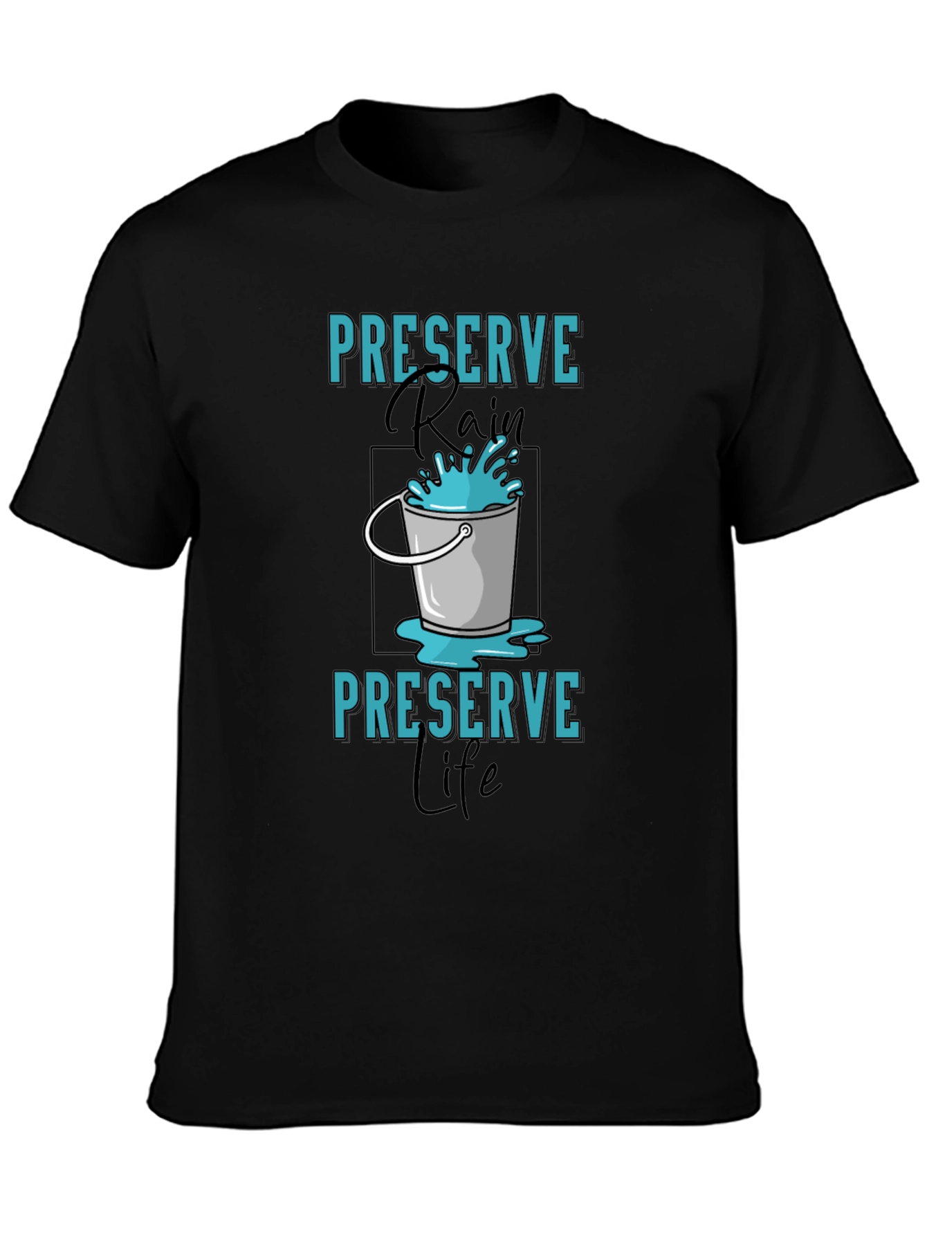 Preserve Rain T-Shirt - Environmental Awareness Tee