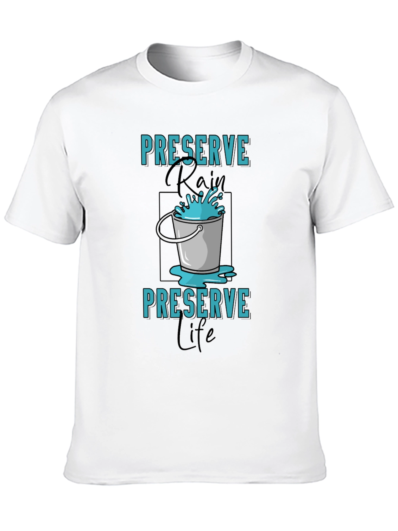 Preserve Rain T-Shirt - Environmental Awareness Tee