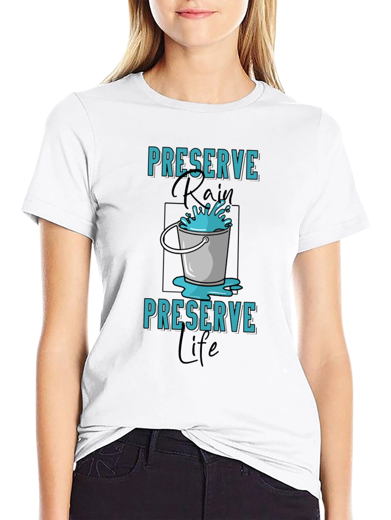 Preserve Rain T-Shirt - Environmental Awareness Tee