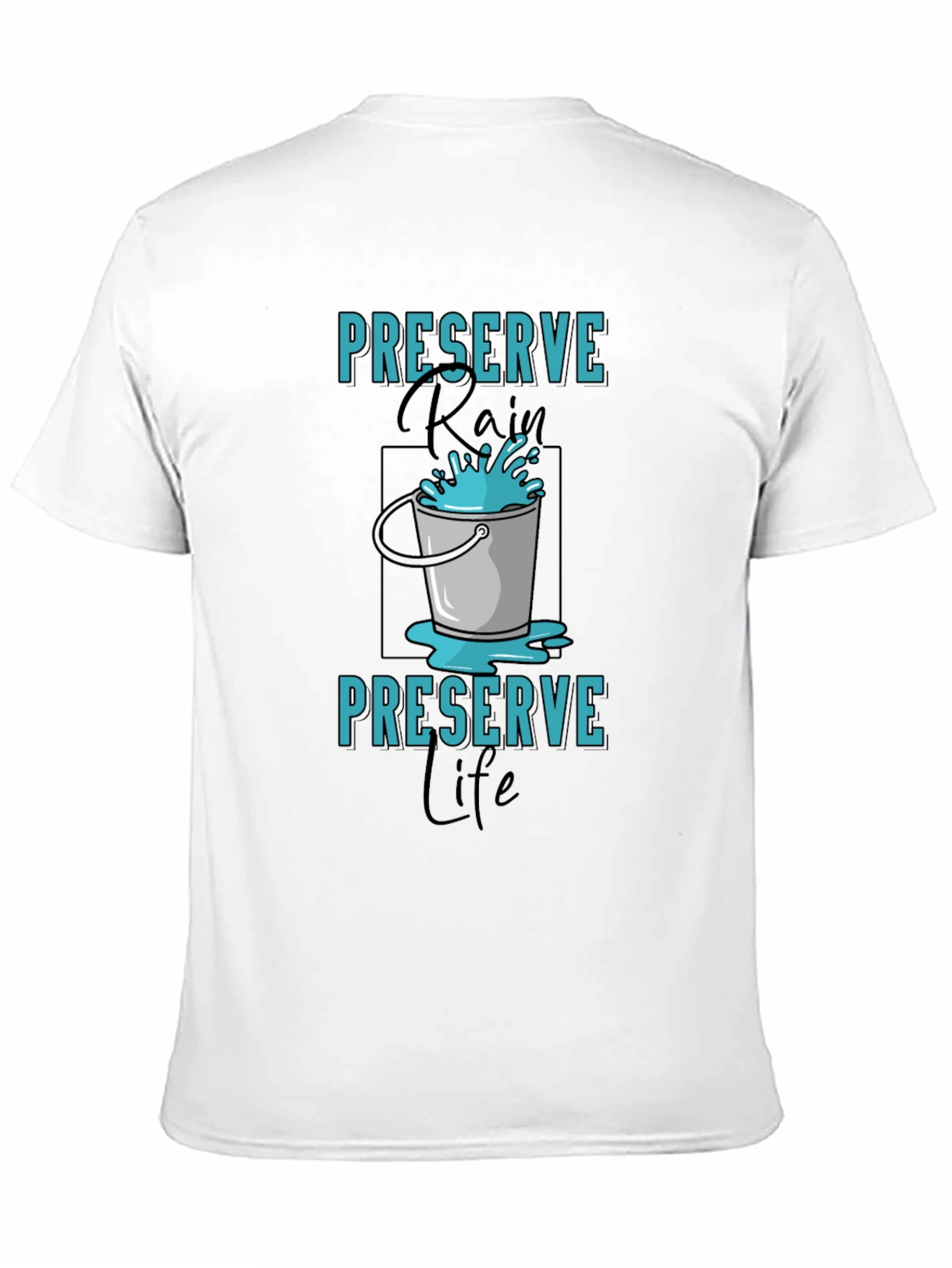 Preserve Rain T-Shirt - Environmental Awareness Tee