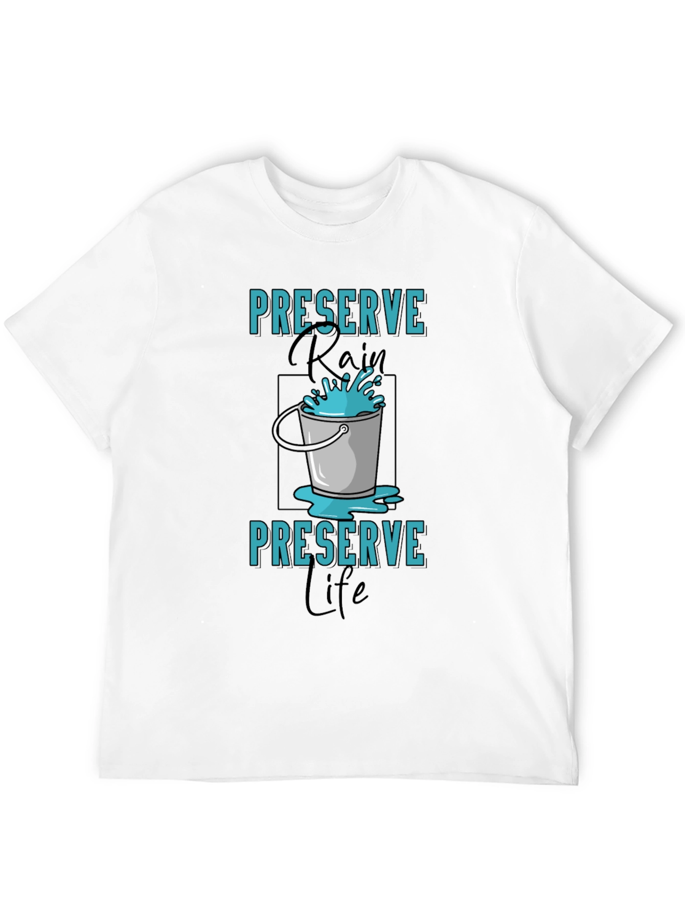 Preserve Rain T-Shirt - Environmental Awareness Tee
