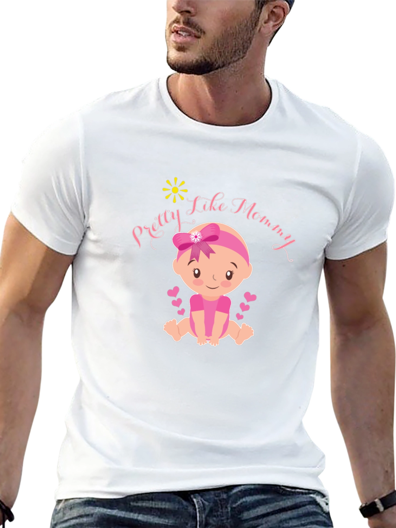 Pretty Like Mommy Baby Graphic T-Shirt