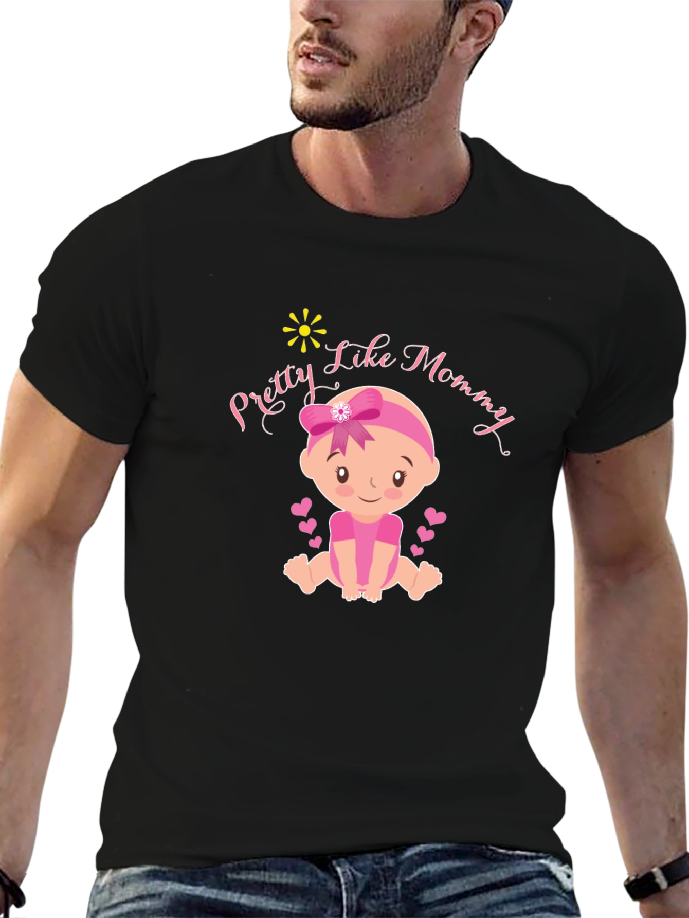 Pretty Like Mommy Baby Graphic T-Shirt