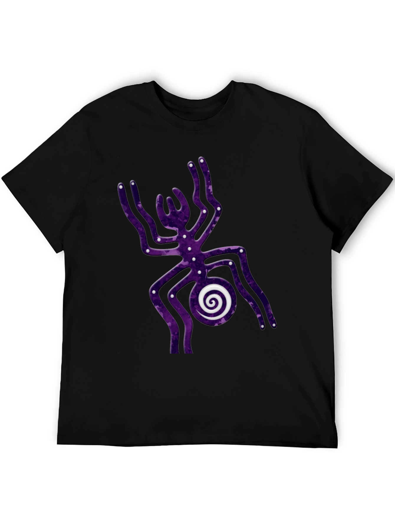 Abstract Spider Graphic Tee - Unique Design