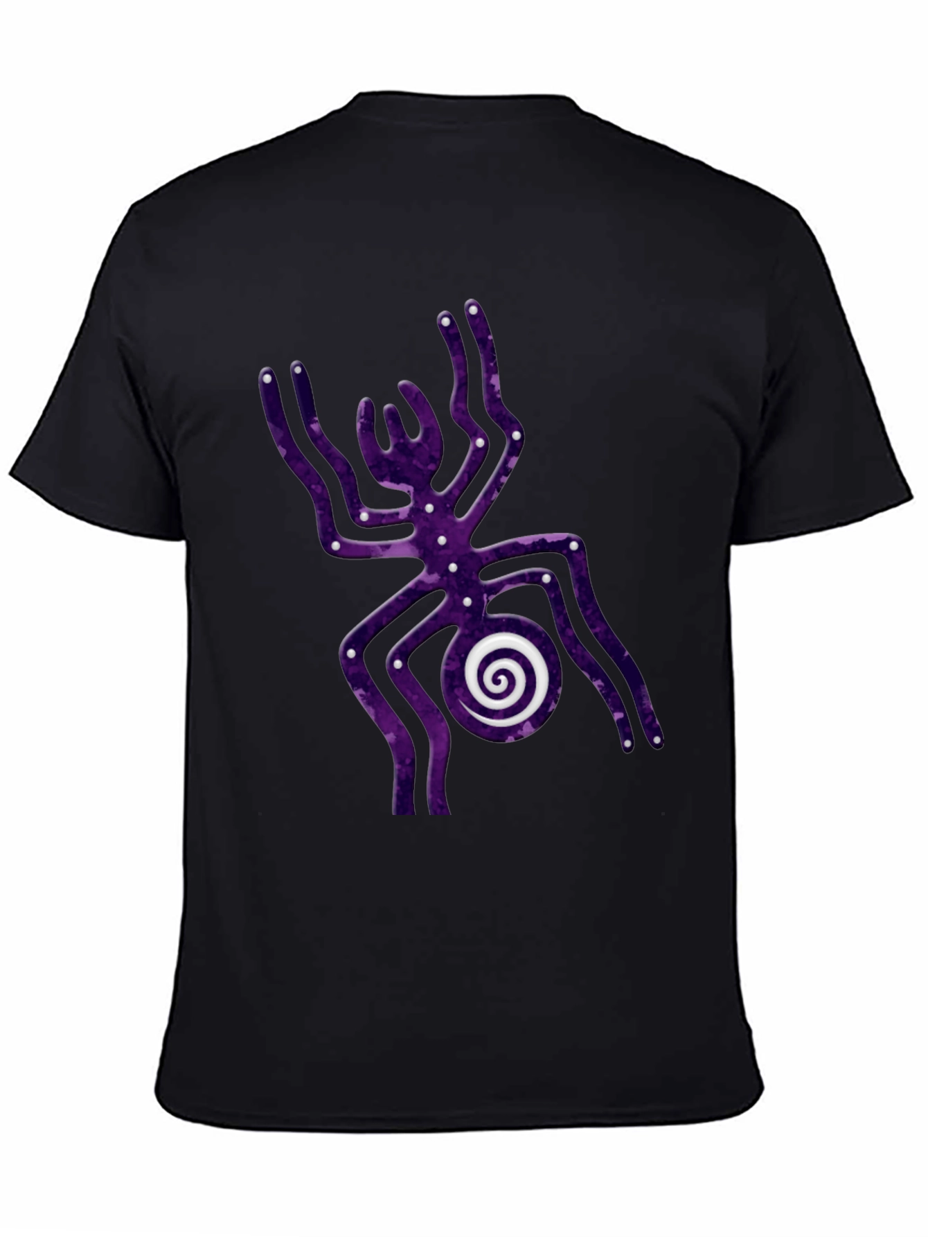 Abstract Spider Graphic Tee - Unique Design