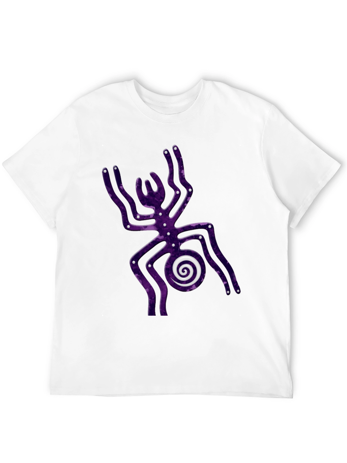 Abstract Spider Graphic Tee - Unique Design