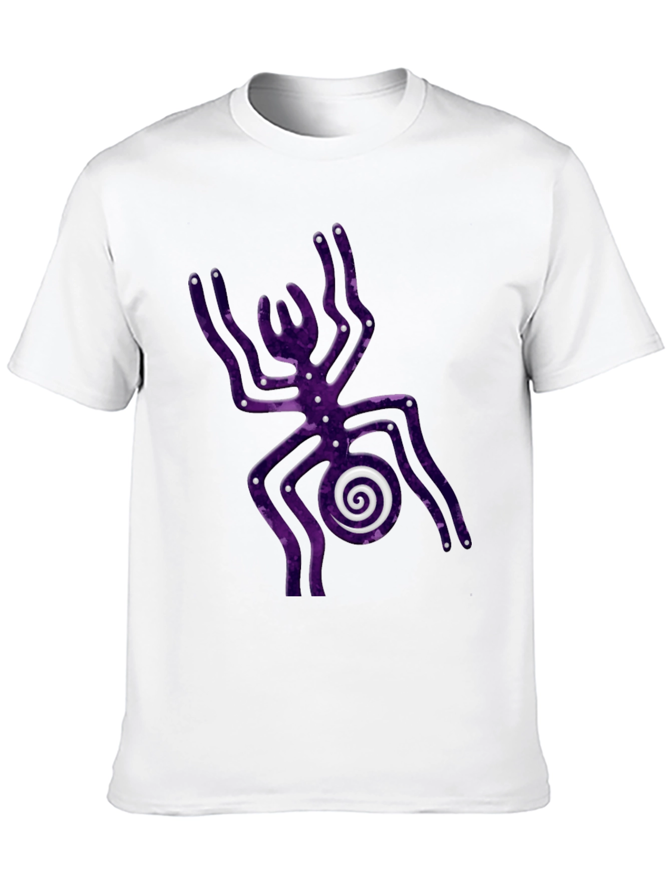 Abstract Spider Graphic Tee - Unique Design