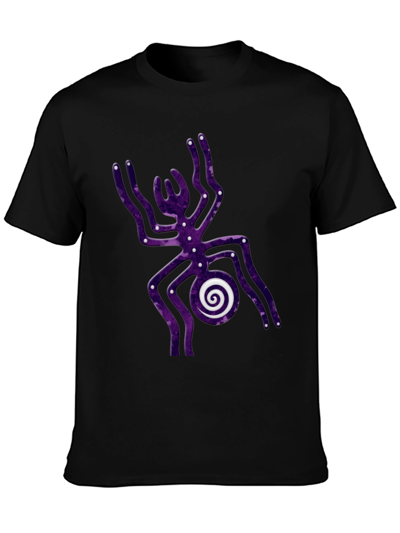 Abstract Spider Graphic Tee - Unique Design