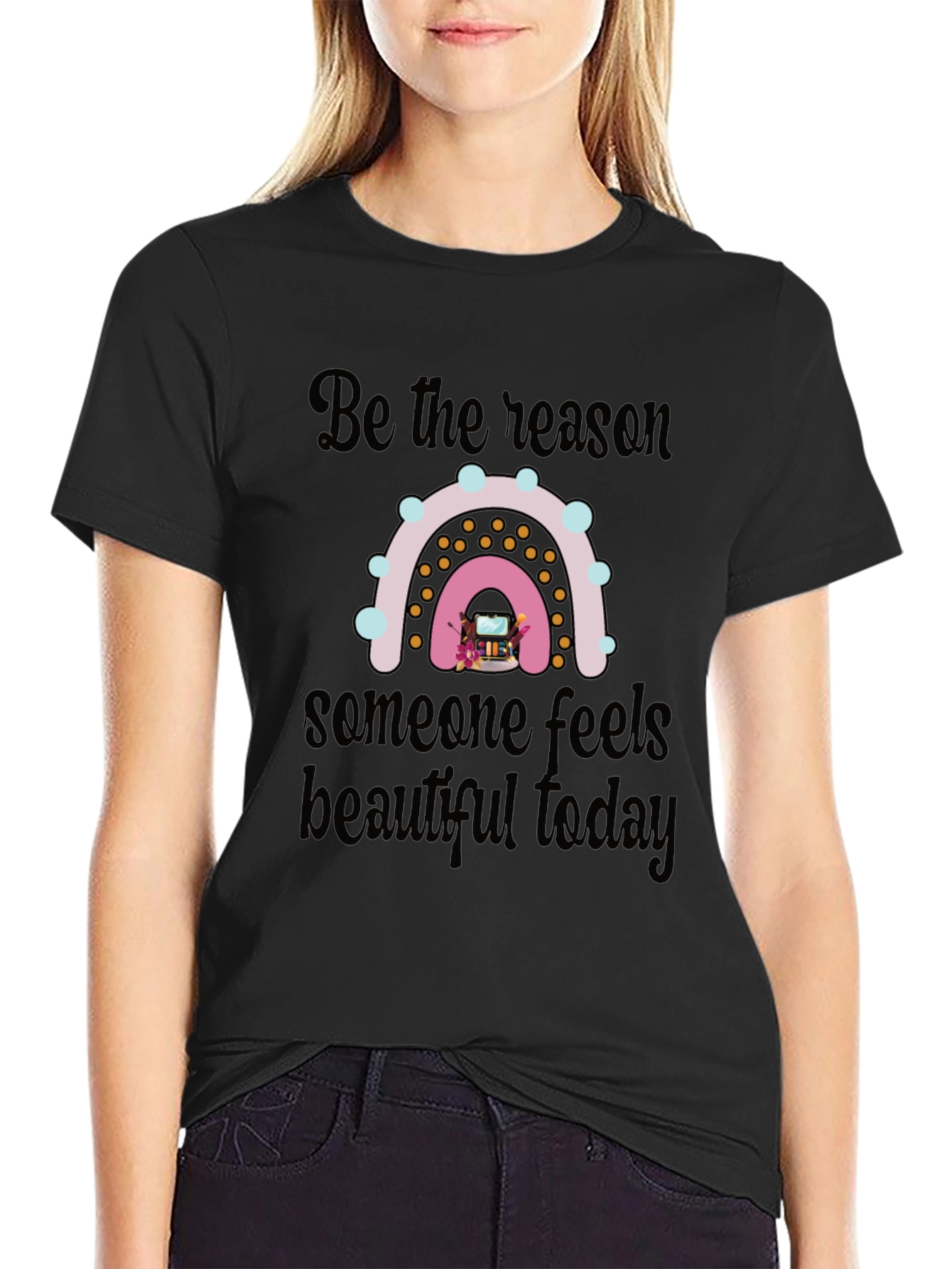 Be the Reason Rainbow Graphic T-Shirt