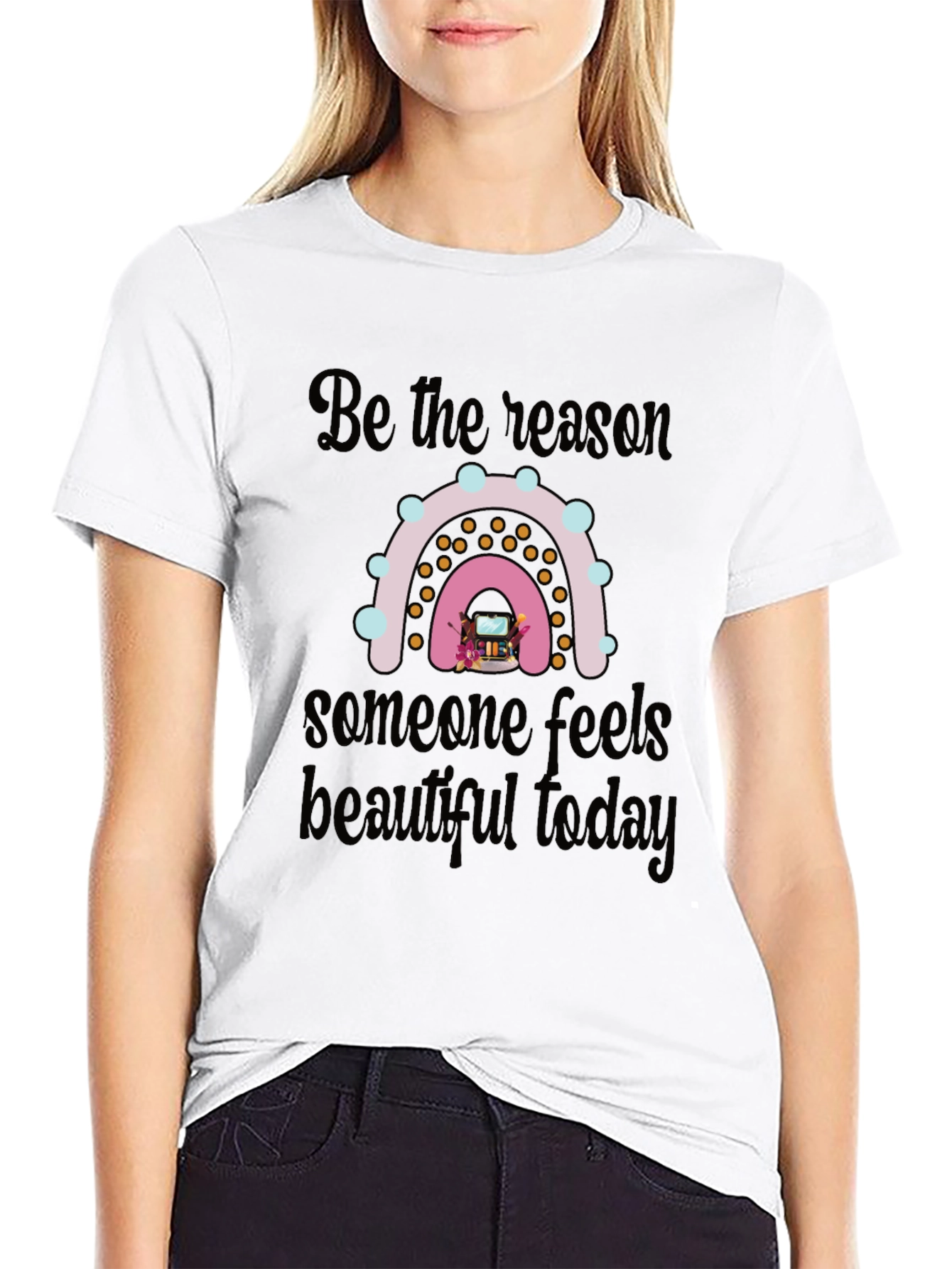 Be the Reason Rainbow Graphic T-Shirt