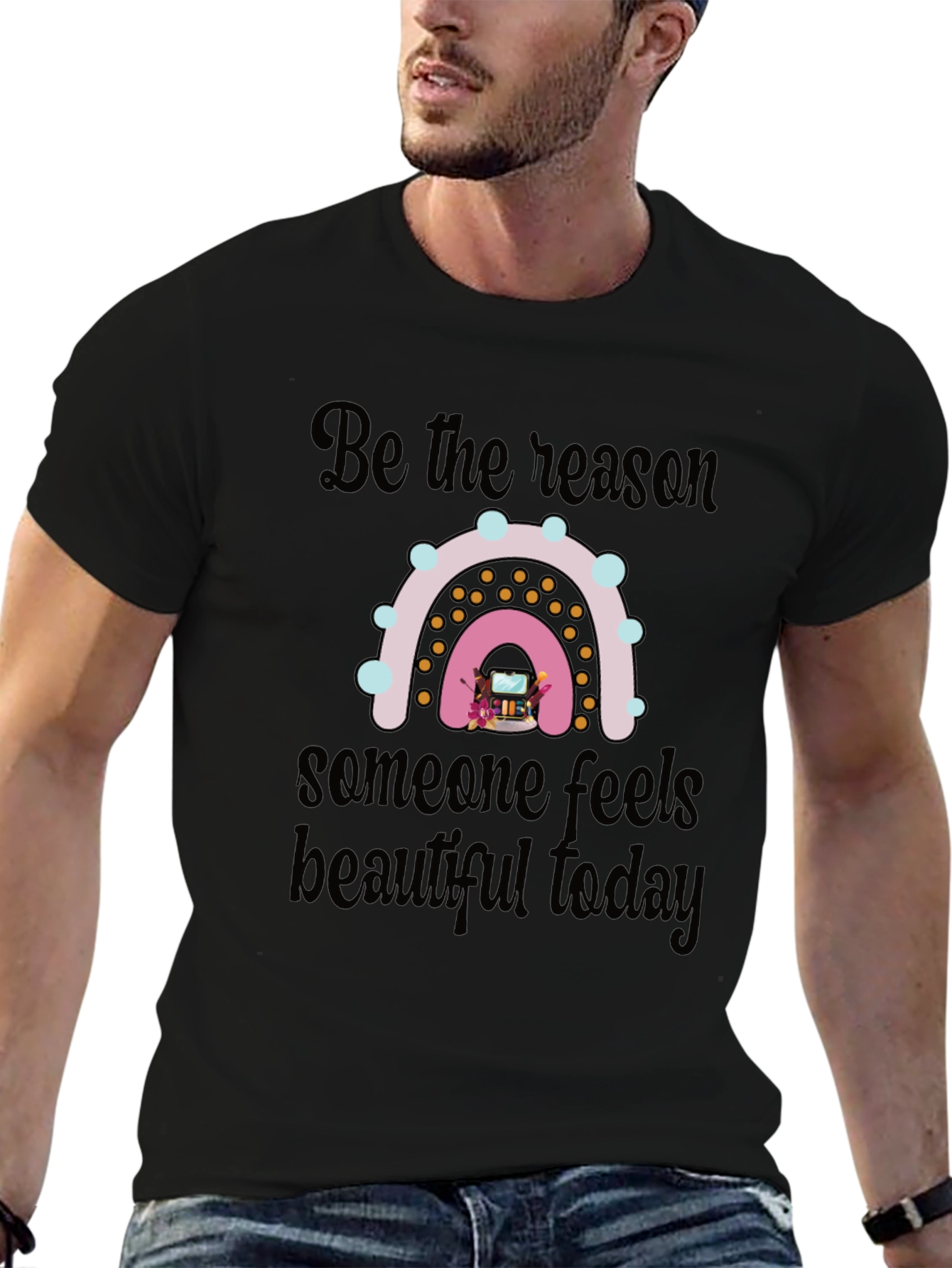 Be the Reason Rainbow Graphic T-Shirt