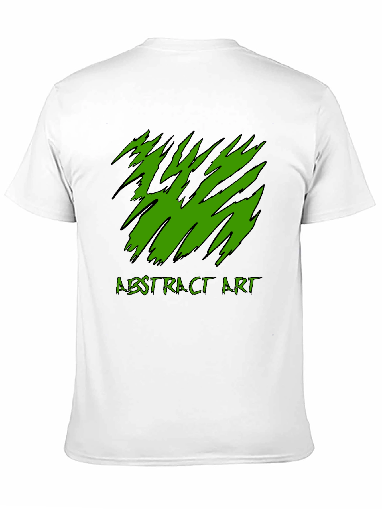 Abstract Art Tee - Black Graphic T-Shirt