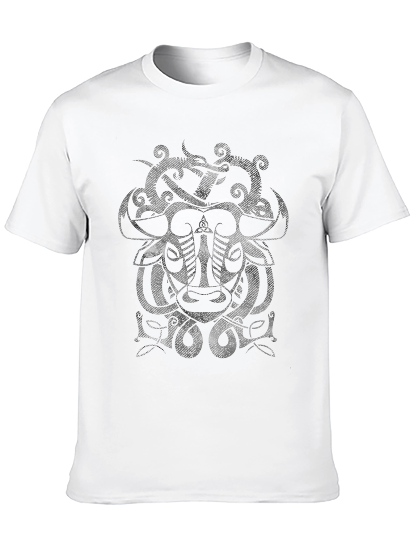 Viking Art Graphic Black T-Shirt