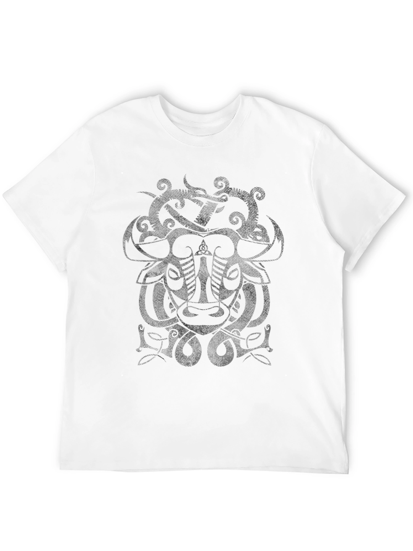 Viking Art Graphic Black T-Shirt