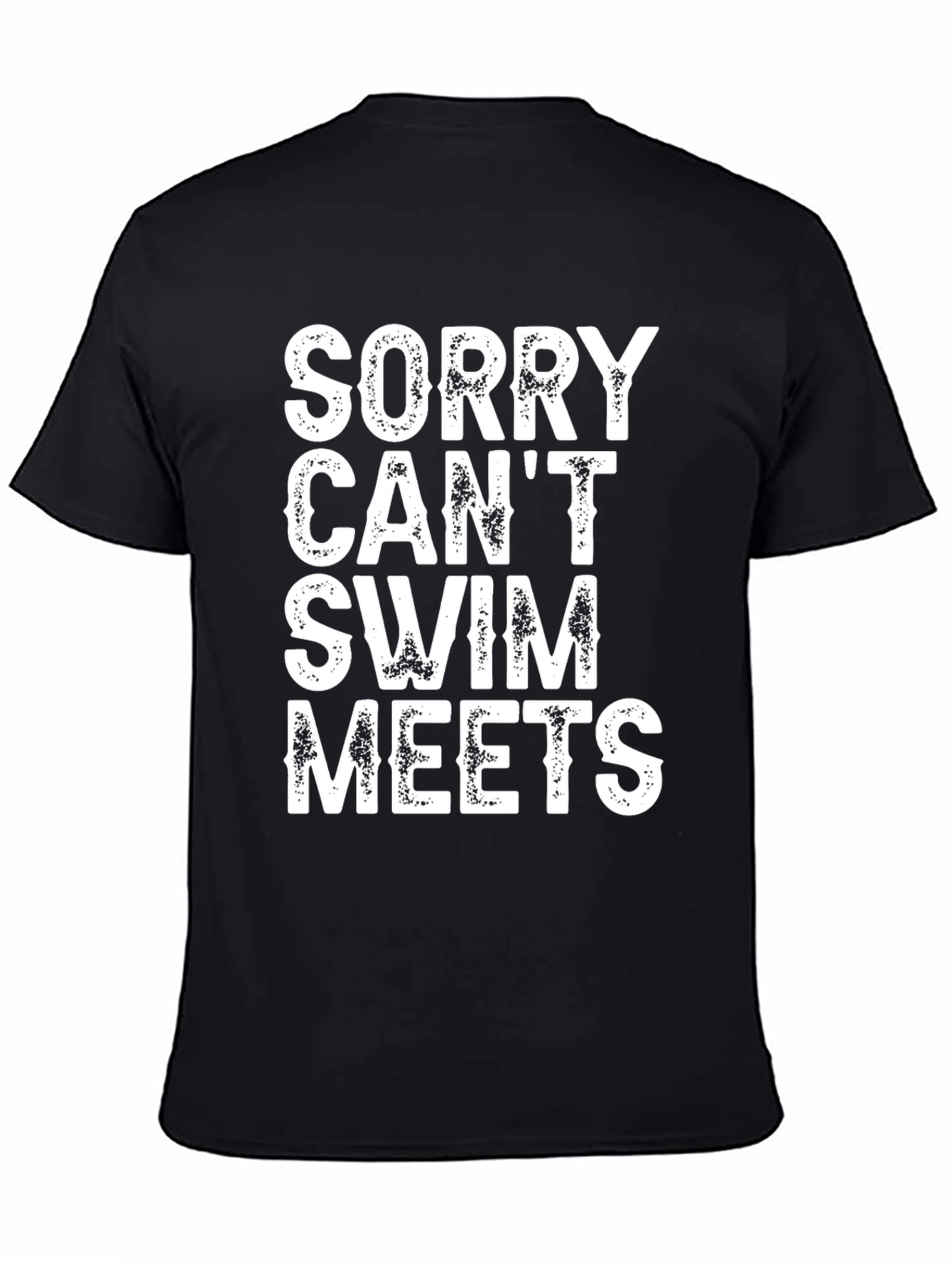 Funny Sorry Cant Swim Meets T-Shirt