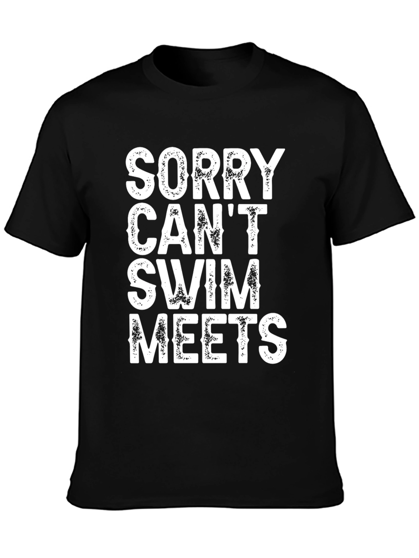 Funny Sorry Cant Swim Meets T-Shirt