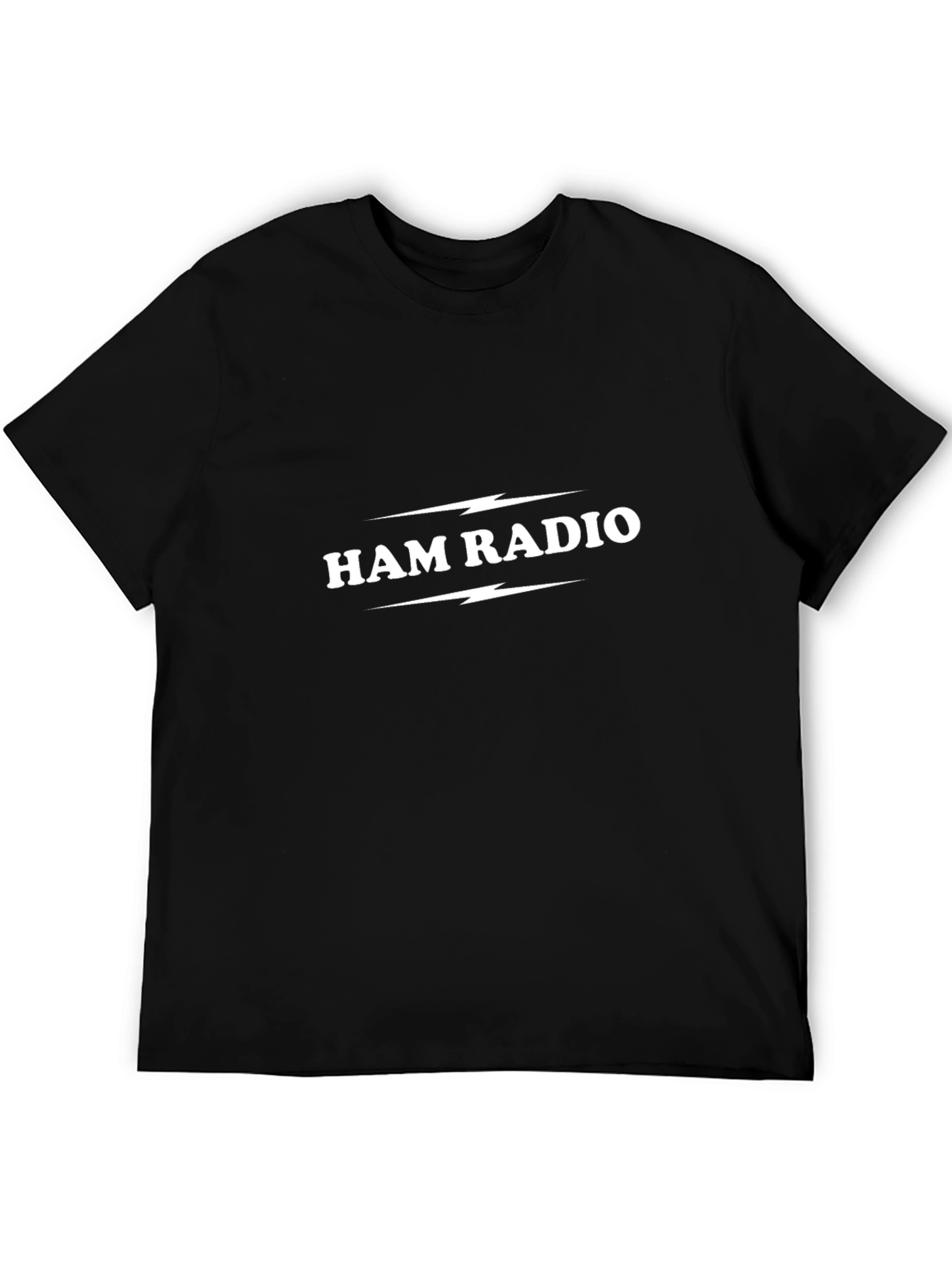 Ham Radio T-Shirt - Black Short Sleeve Tee