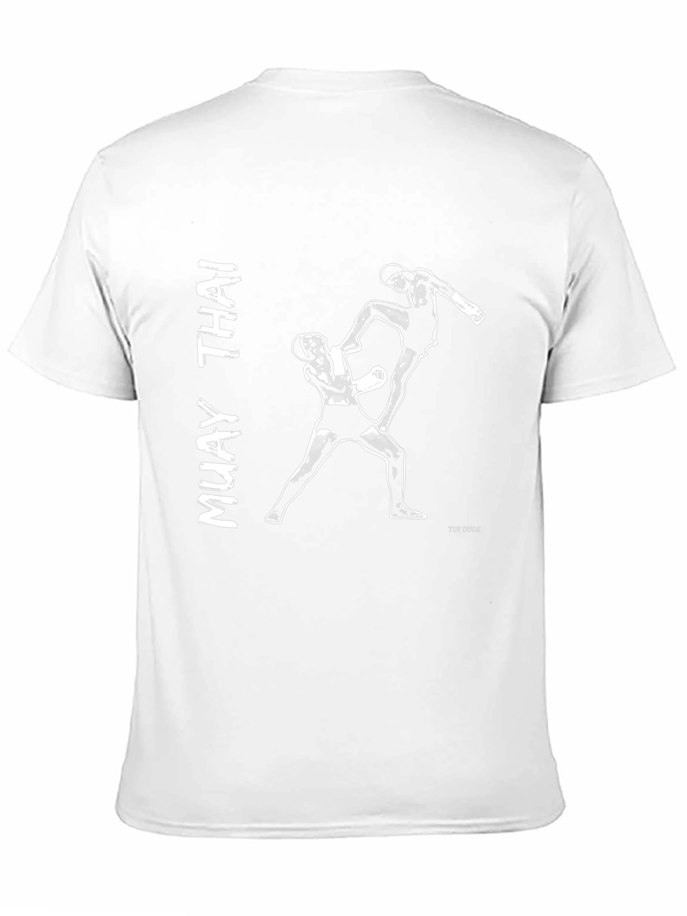 Muay Thai Kickboxing Graphic Tee - Black Cotton