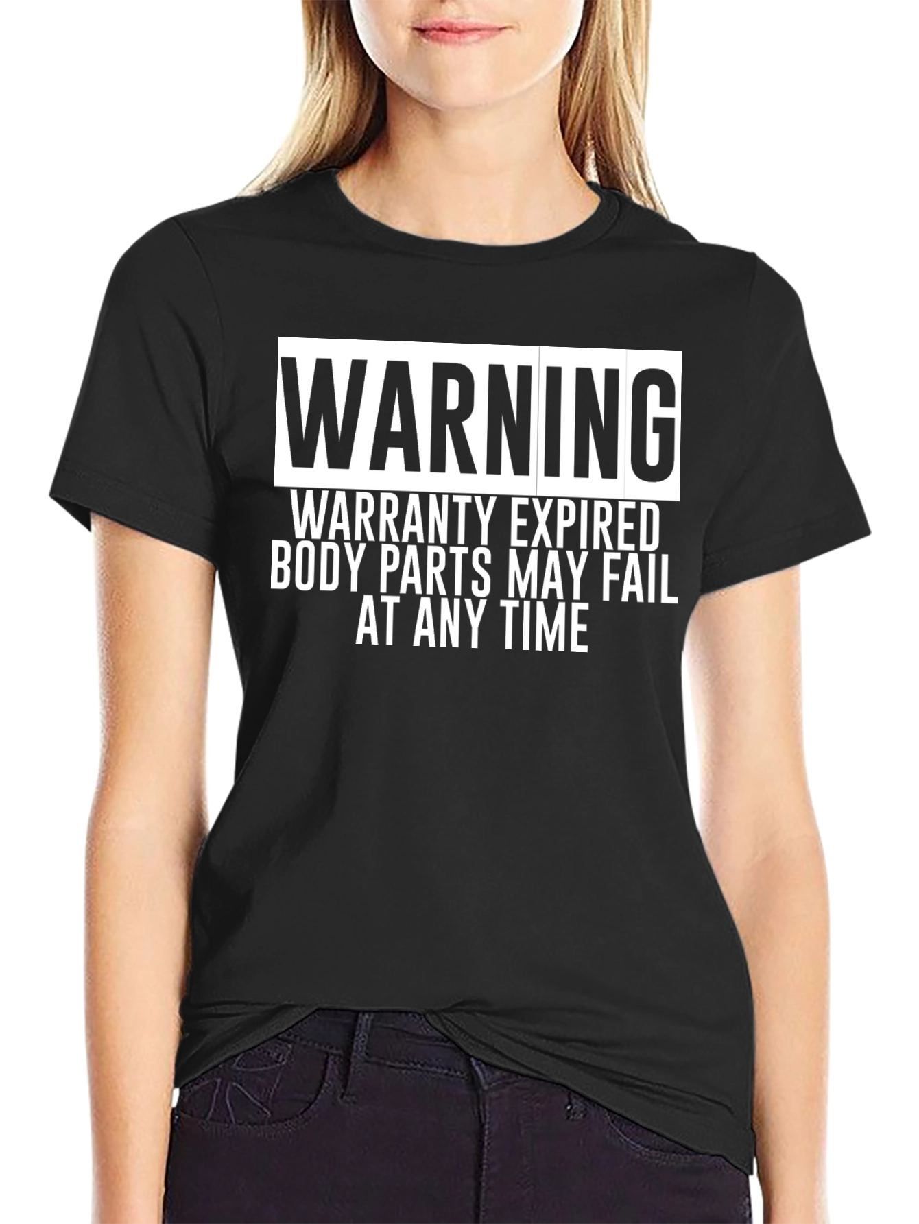 Warning: Warranty Expired Funny Graphic Tee