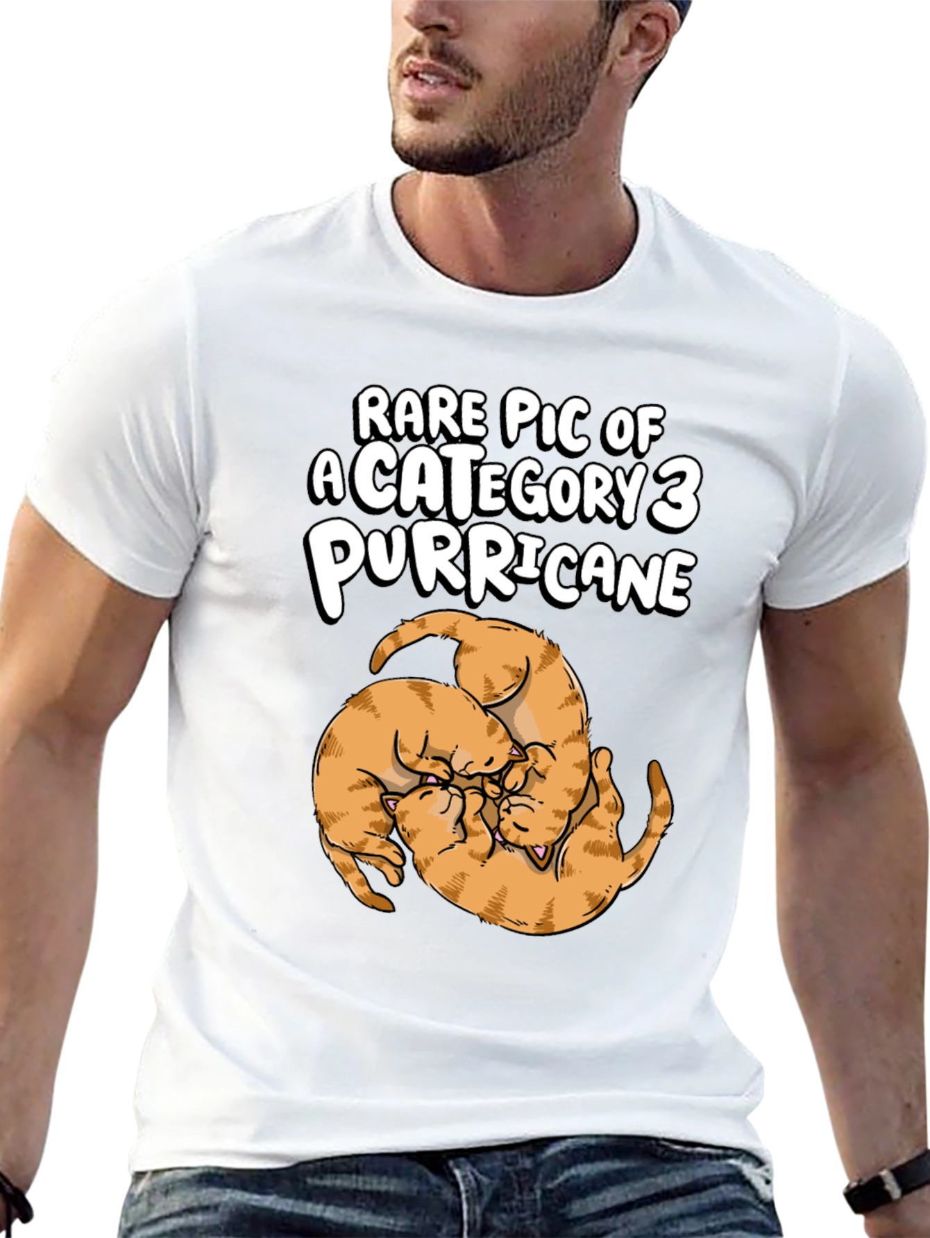 Rare Category 3 Purricane Cat T-Shirt