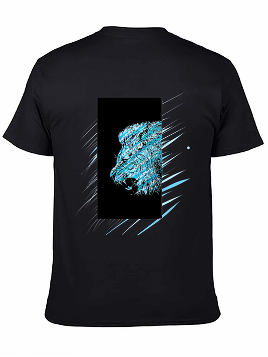 Black Lion Graphic T-Shirt - Urban Style