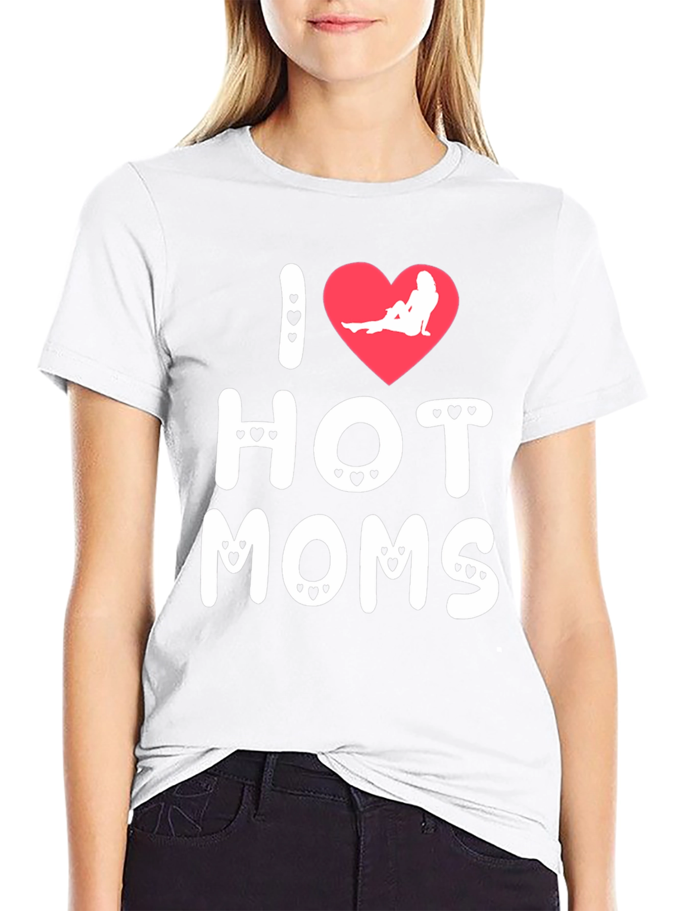 I Heart Hot Moms Graphic T-Shirt