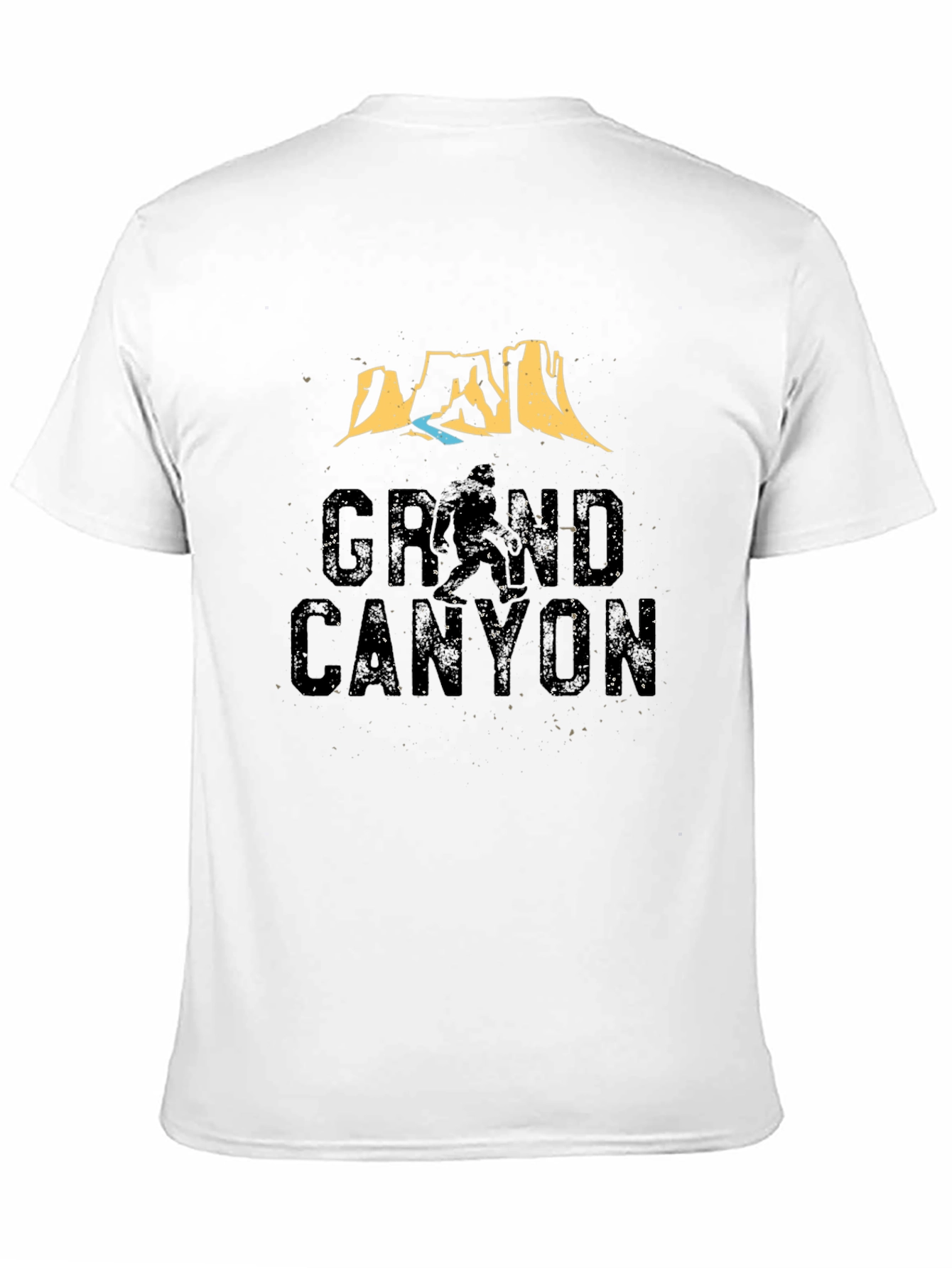 Grand Canyon Graphic Tee - Black Casual T-Shirt
