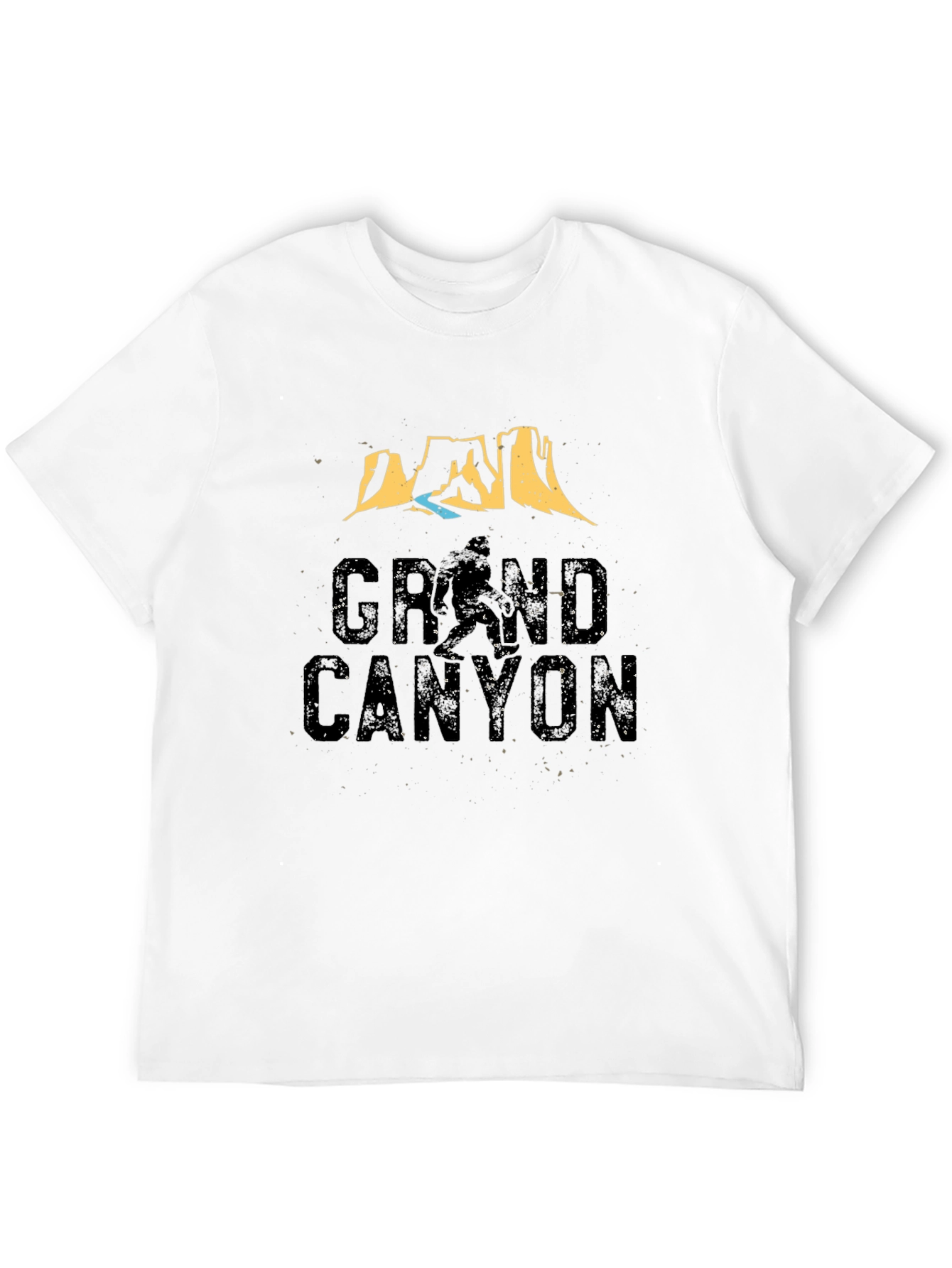 Grand Canyon Graphic Tee - Black Casual T-Shirt