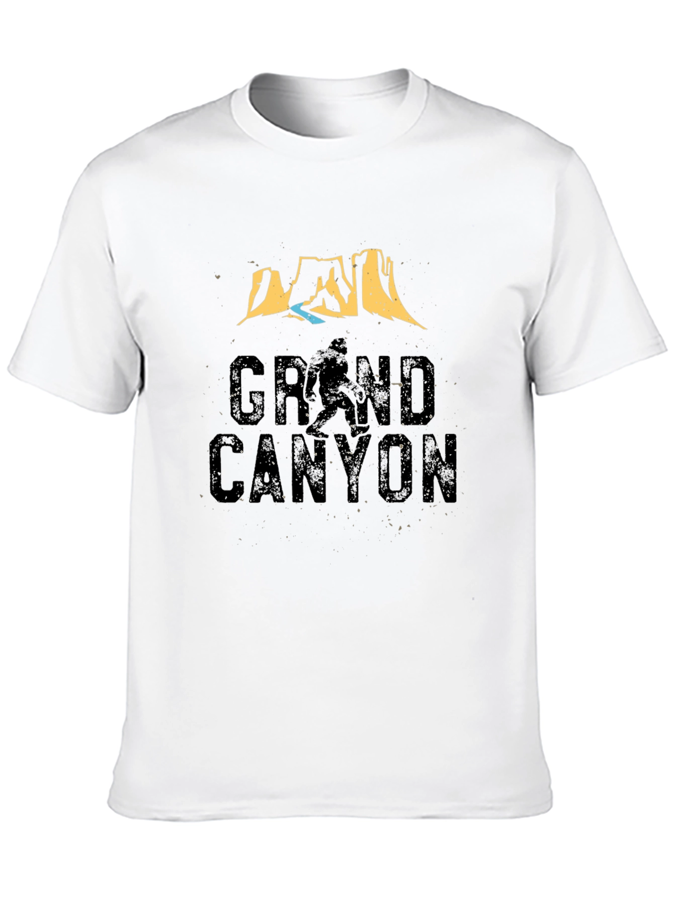 Grand Canyon Graphic Tee - Black Casual T-Shirt